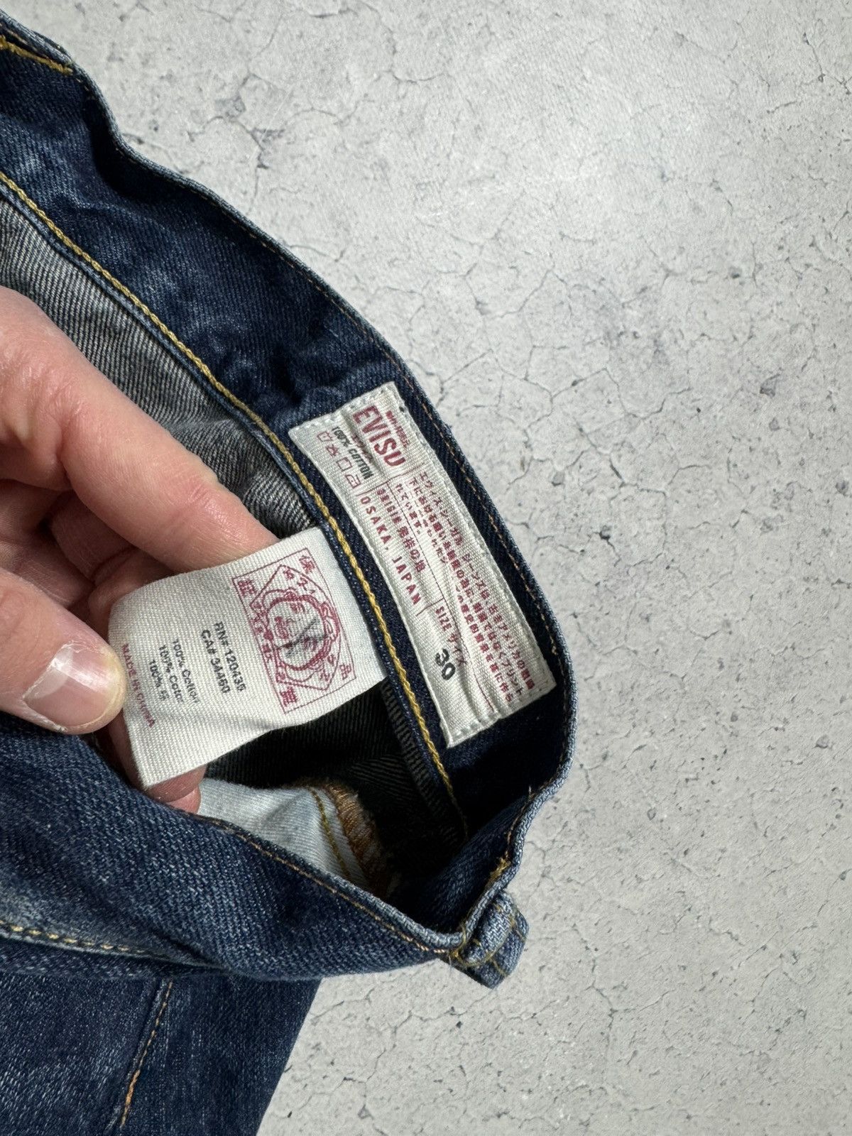 Evisu Evisu Denim Shorts Jeans Big Logo Size S Casual Size US 30 / EU 46 - 7 Thumbnail