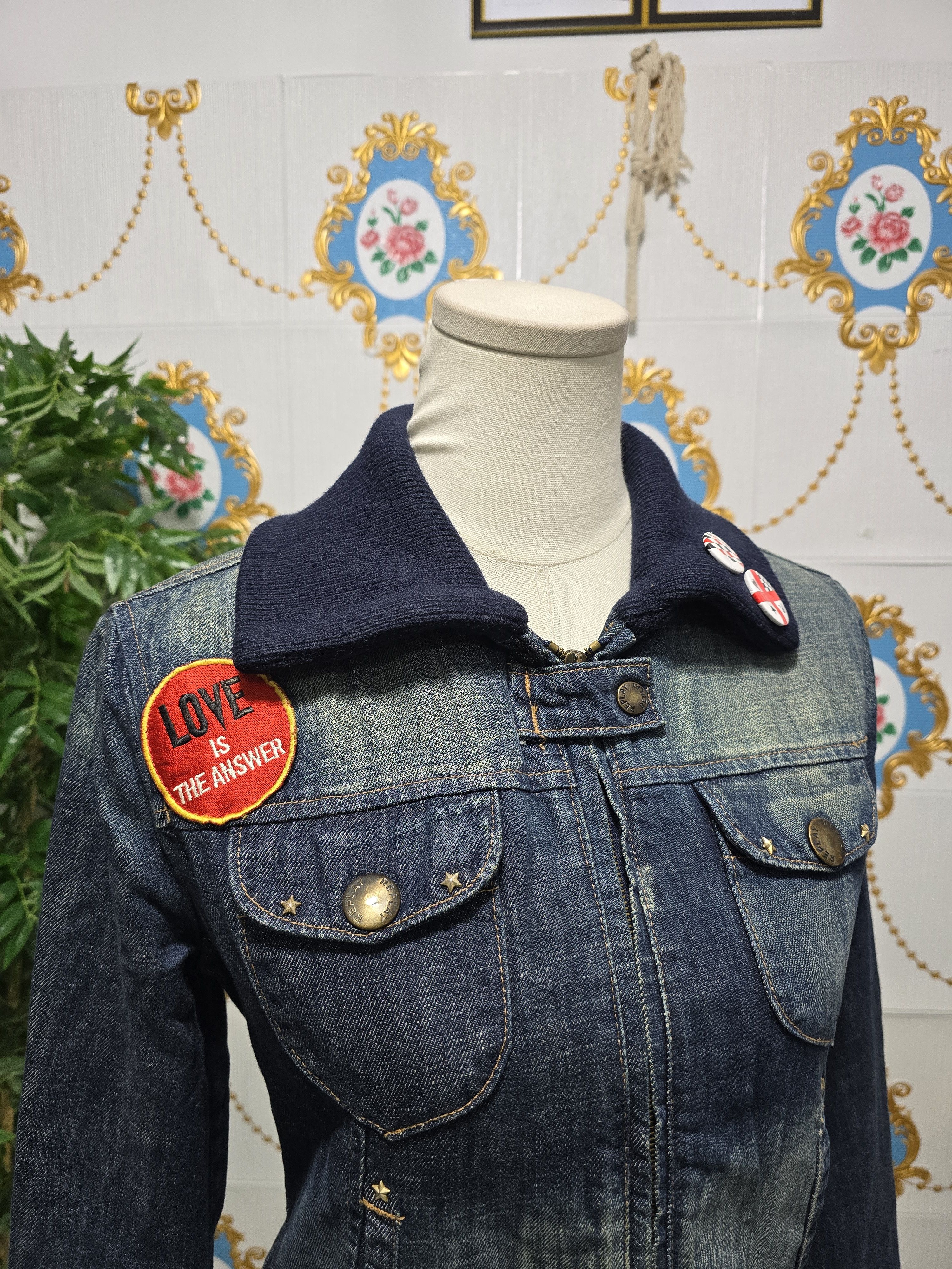 Replay REPLAY rare Vintage Jacket, beautiful with all accessories Size M / US 6-8 / IT 42-44 - 8 Thumbnail