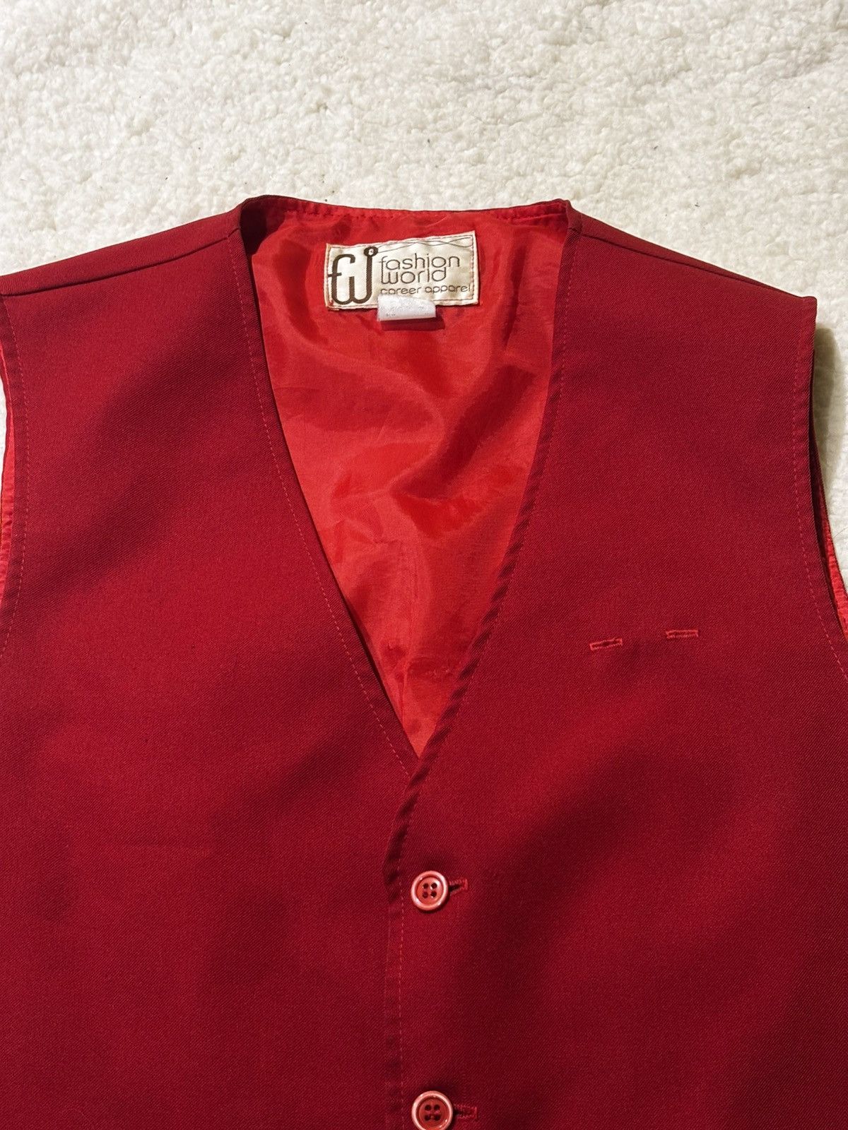 Other Vintage red vest1614 Size US M / EU 48-50 / 2 - 2 Thumbnail