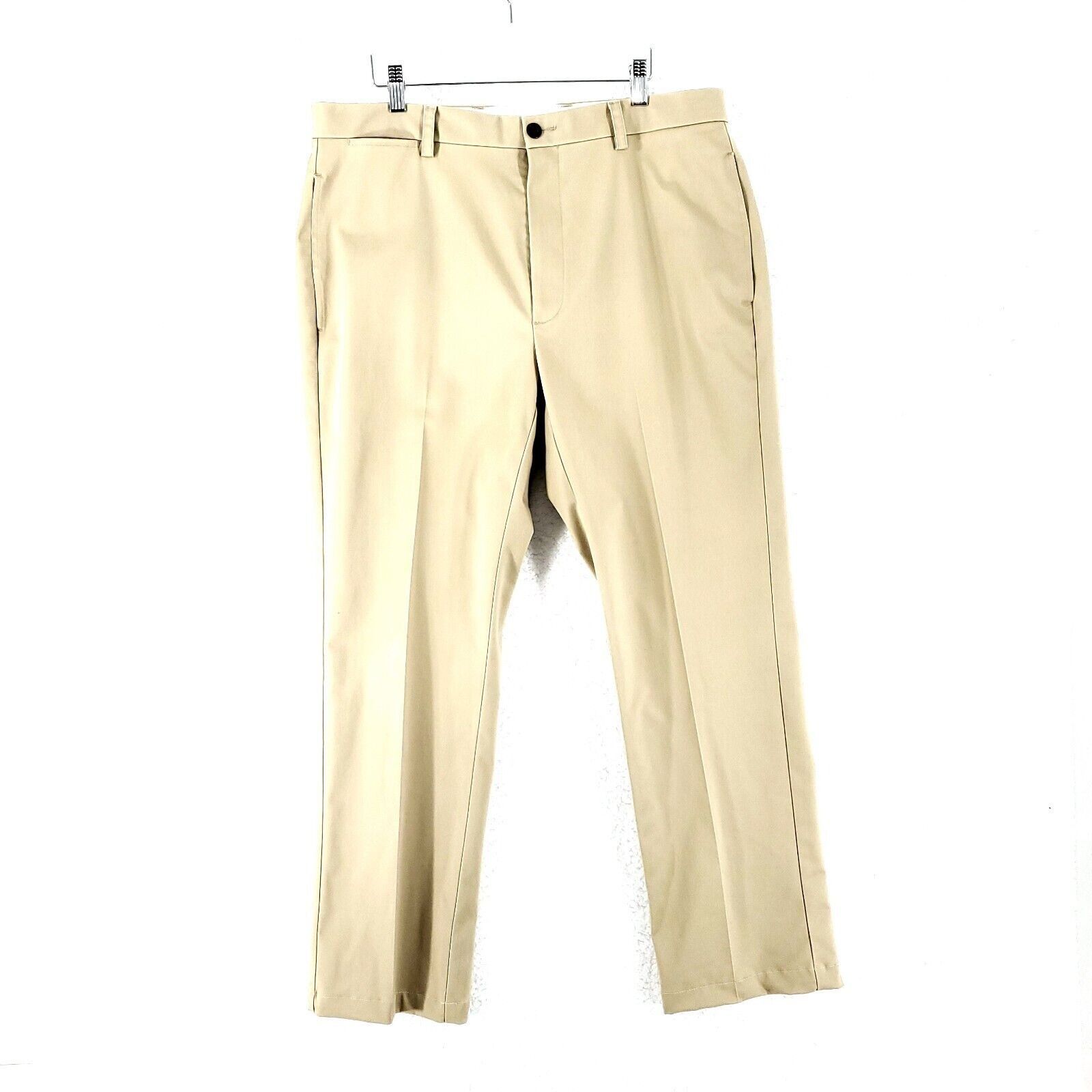 Orvis Orvis Cotton Spandex Flat Front Mid Rise Tan Chino Pants 36/ Size US 36 / EU 52 - 1 Thumbnail