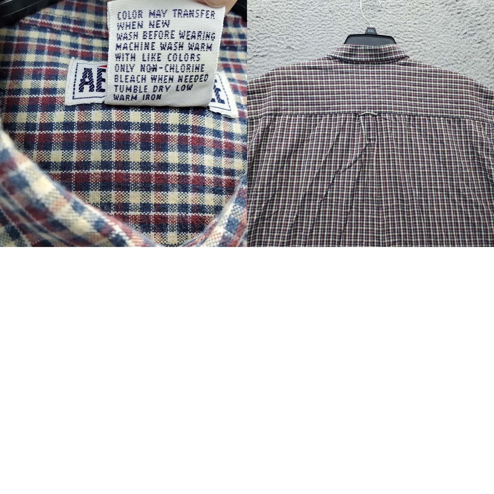 Vintage Aéropostale Shirt Mens M Multi Plaid Cotton Short Sleeve Button-Down Collar Size US M / EU 48-50 / 2 - 8 Thumbnail