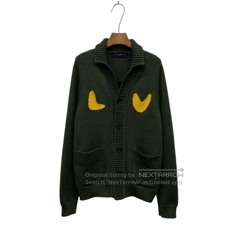 Louis Vuitton Louis Vuitton Nigo co-branded tiger-head cardigan sweater Size US L / EU 52-54 / 3 - 2 Thumbnail