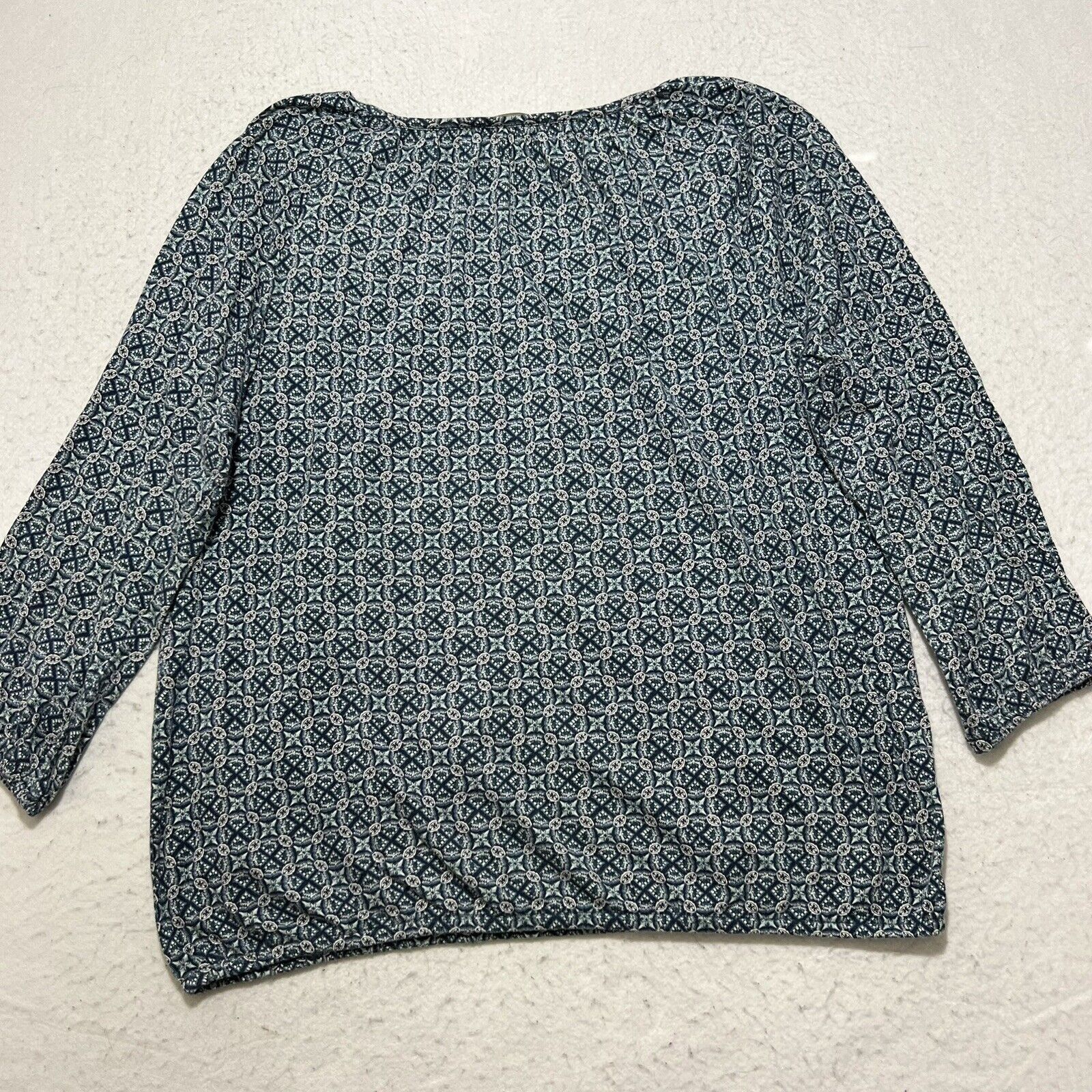 Michael Kors Michael Kors Squareneck Long Sleeve Lightweight Blouse Size L / US 10 / IT 46 - 9 Thumbnail