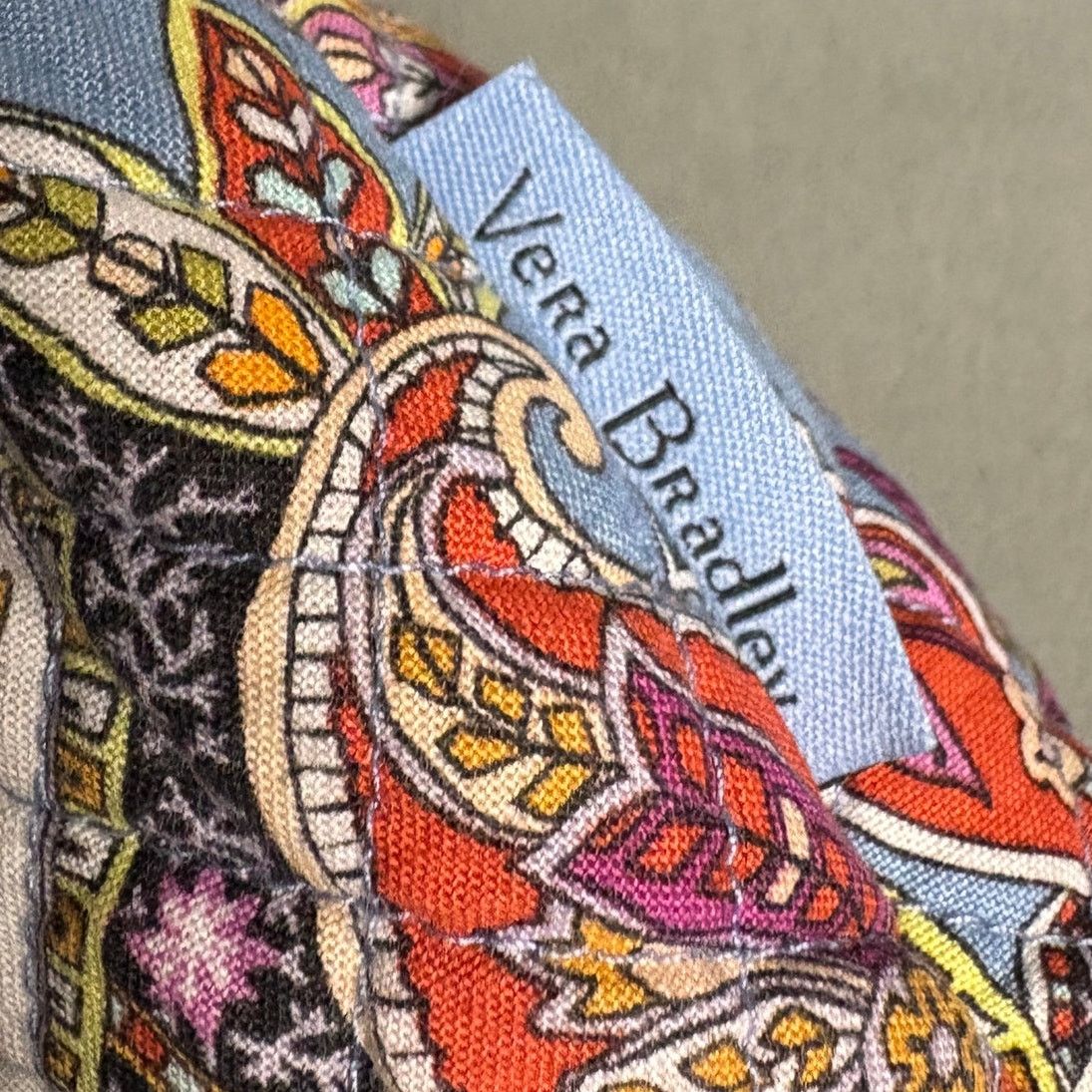 Vera Bradley VERA BRADLEY Glenna Satchel Provence Paisley in Cotton Blue Size ONE SIZE - 7 Thumbnail