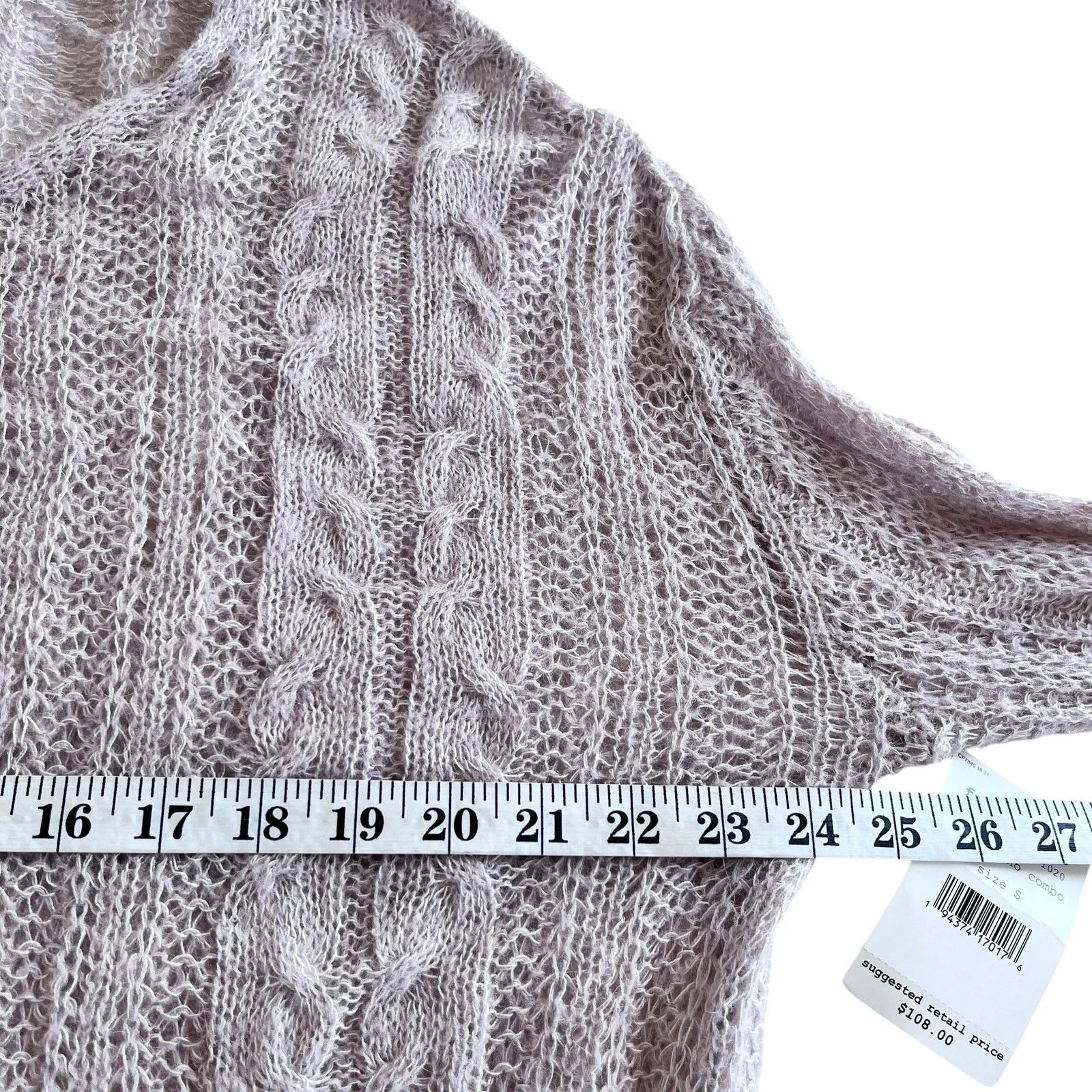 Free People Free People Angel Soft Frappuccino Blush Pink Knit Sweater Size S / US 4 / IT 40 - 10 Thumbnail