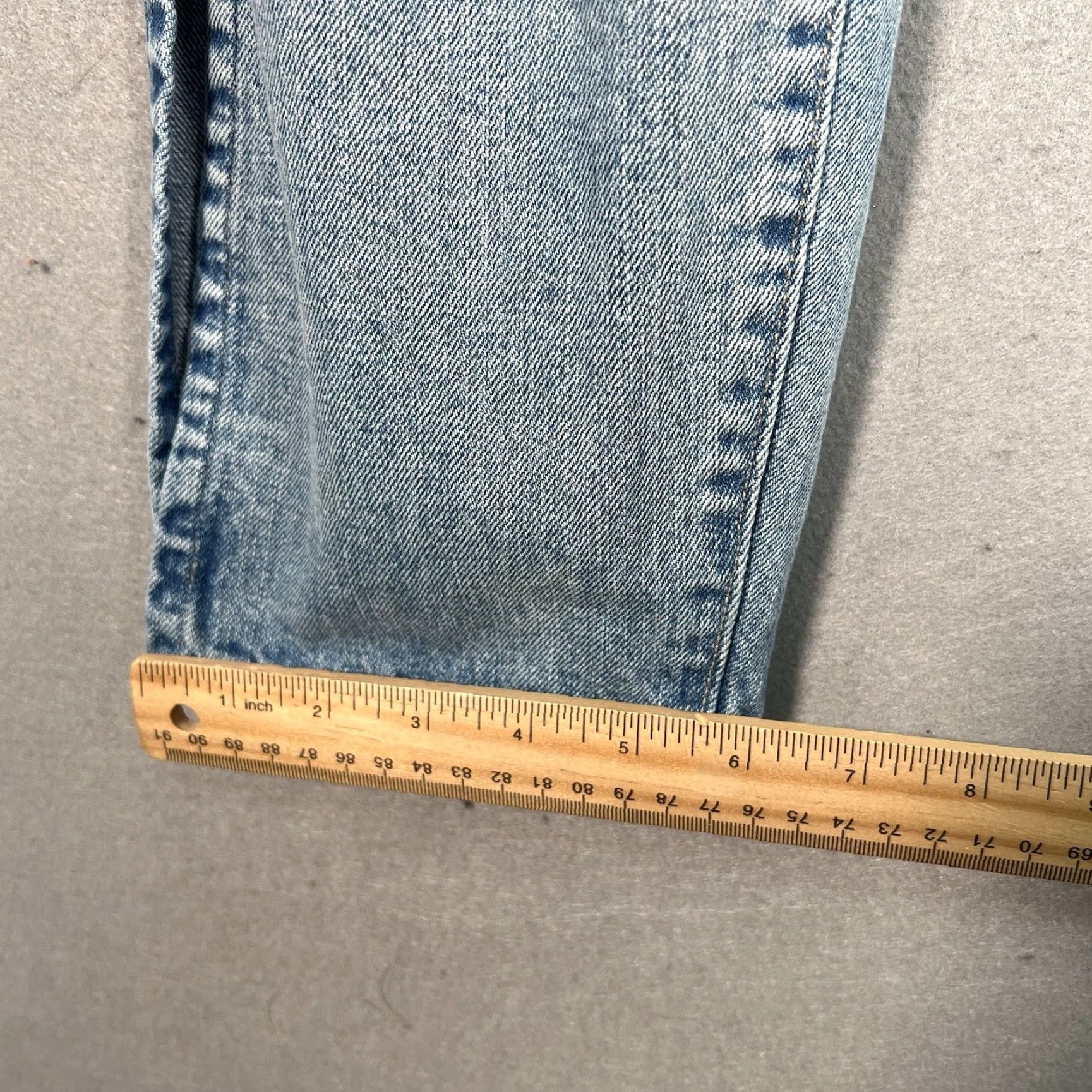 Levi's Vintage Levi's Made & Crafted Women's Straight Fit Jeans Size 6 Blue Denim High Rise 29" Inseam Size 28" / US 6 / IT 42 - 6 Thumbnail