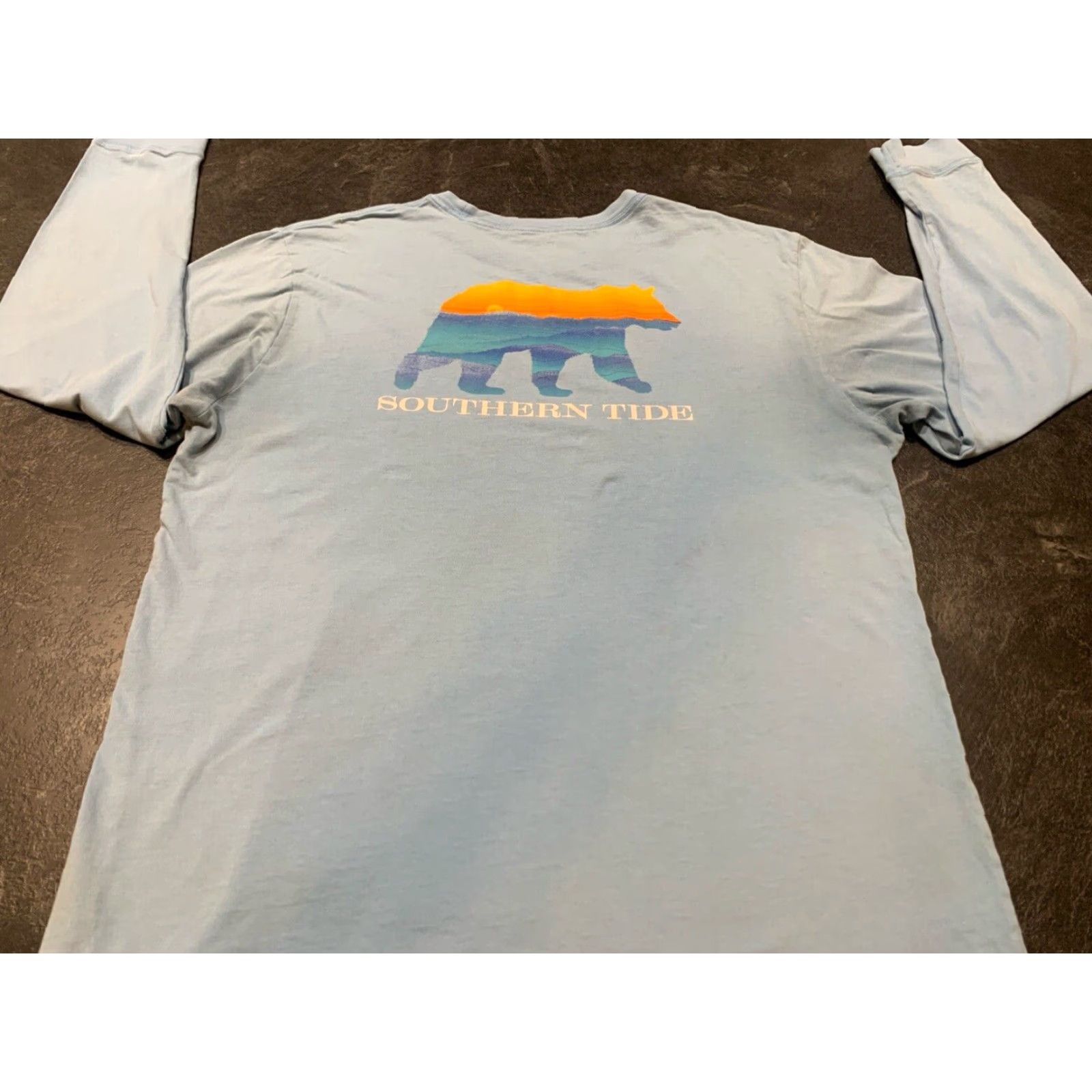 Southern Tide VINTAGE Southern Tide Long Sleeve T-Shirt Men Large Blue Animal Theme Crew Neck Size US L / EU 52-54 / 3 - 2 Thumbnail
