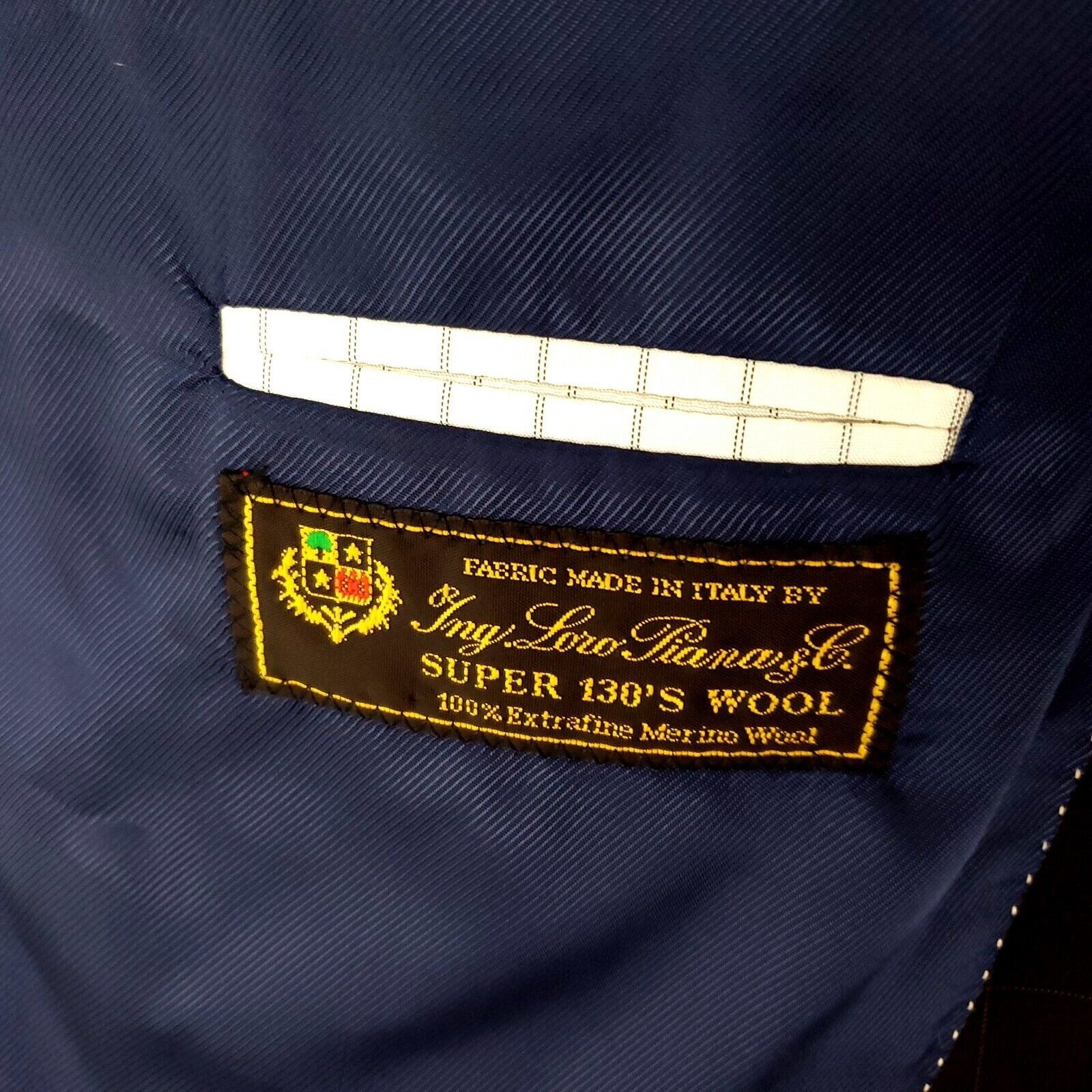 Jack Victor Jack Victor Loro Piana Super 130s Wool 2 Button Blazer 42S B Size 42S - 8 Thumbnail