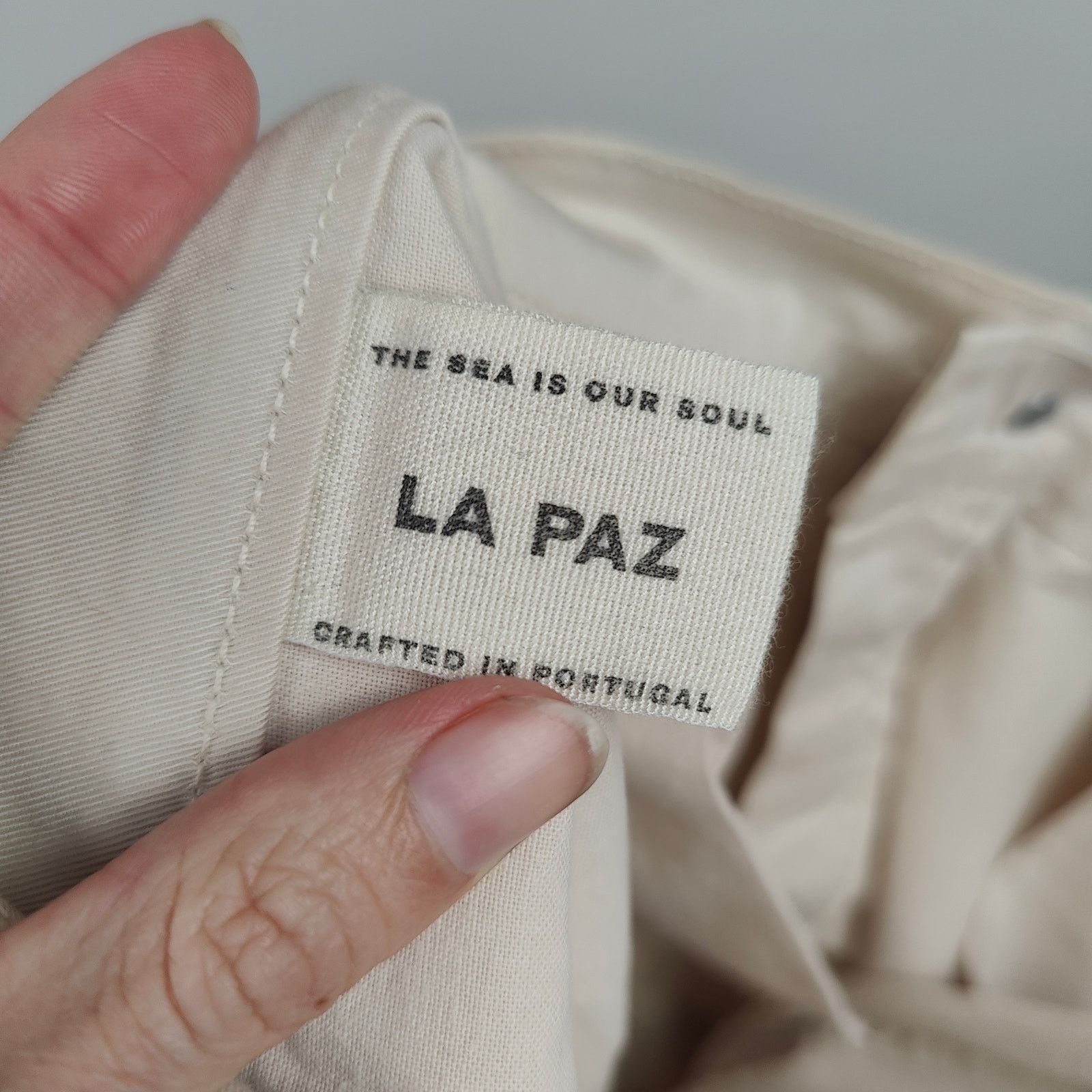 La Paz La Paz Chino Pants Mens XL Beige Cotton Stretch Lightweight Size US 36 / EU 52 - 9 Thumbnail