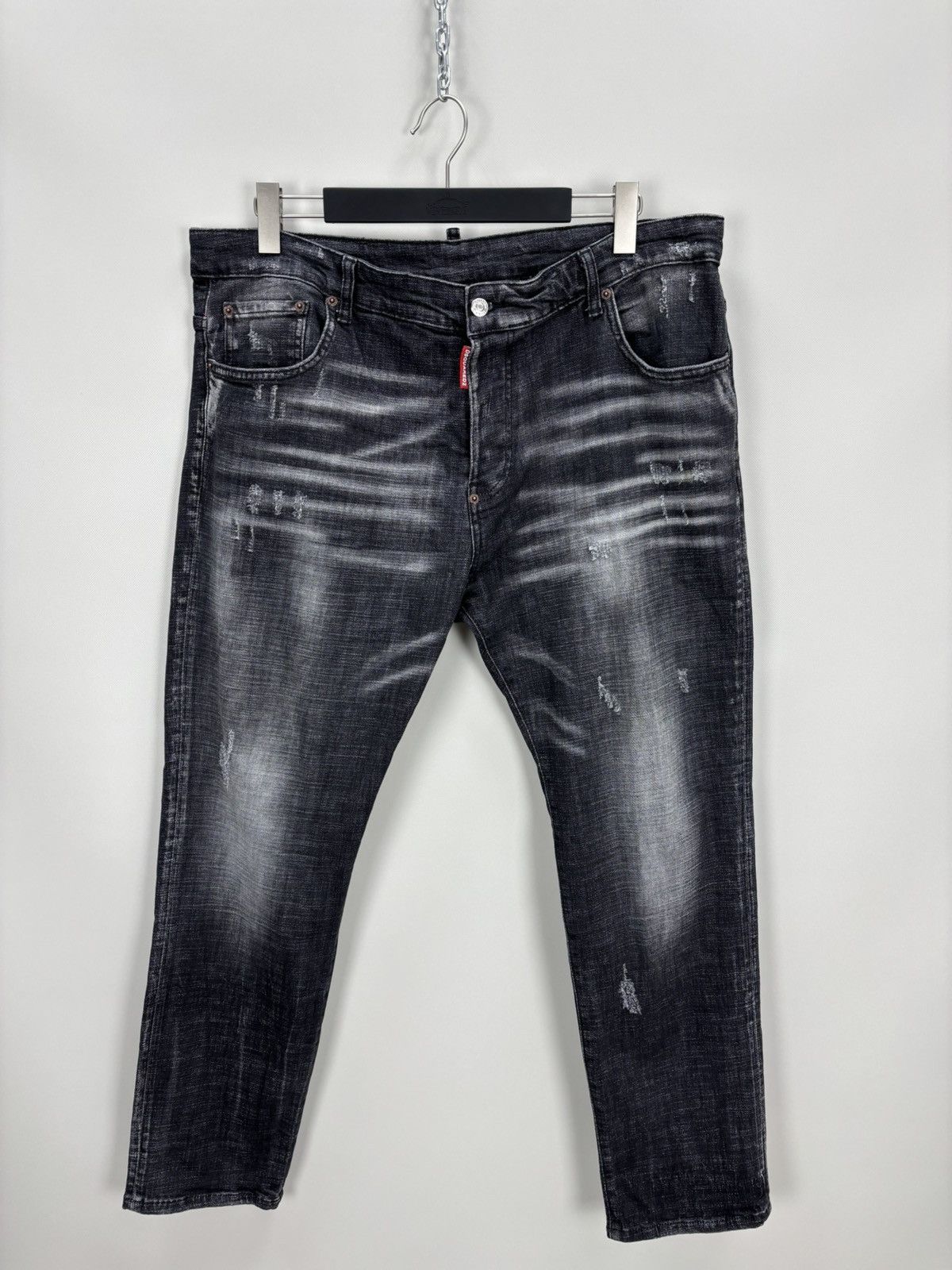 Dsquared2 Mens jeans Dsquared2 Size 56 Color Black Size US 37 - 2 Thumbnail