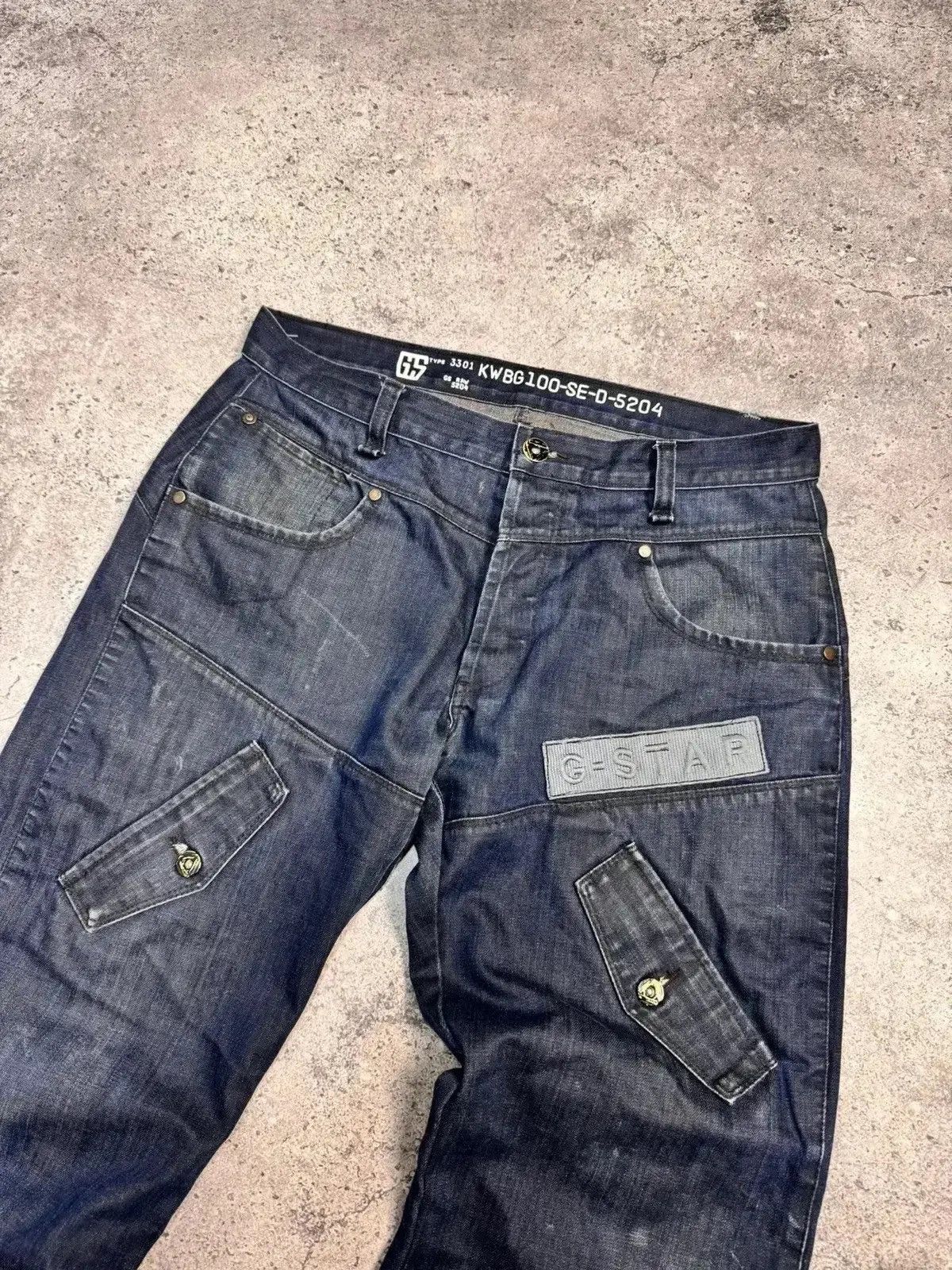 Vintage SALE💣💣 Vintage Junya Watanabe Style G Star raw Bondage Cargo Size US 34 / EU 50 - 5 Thumbnail