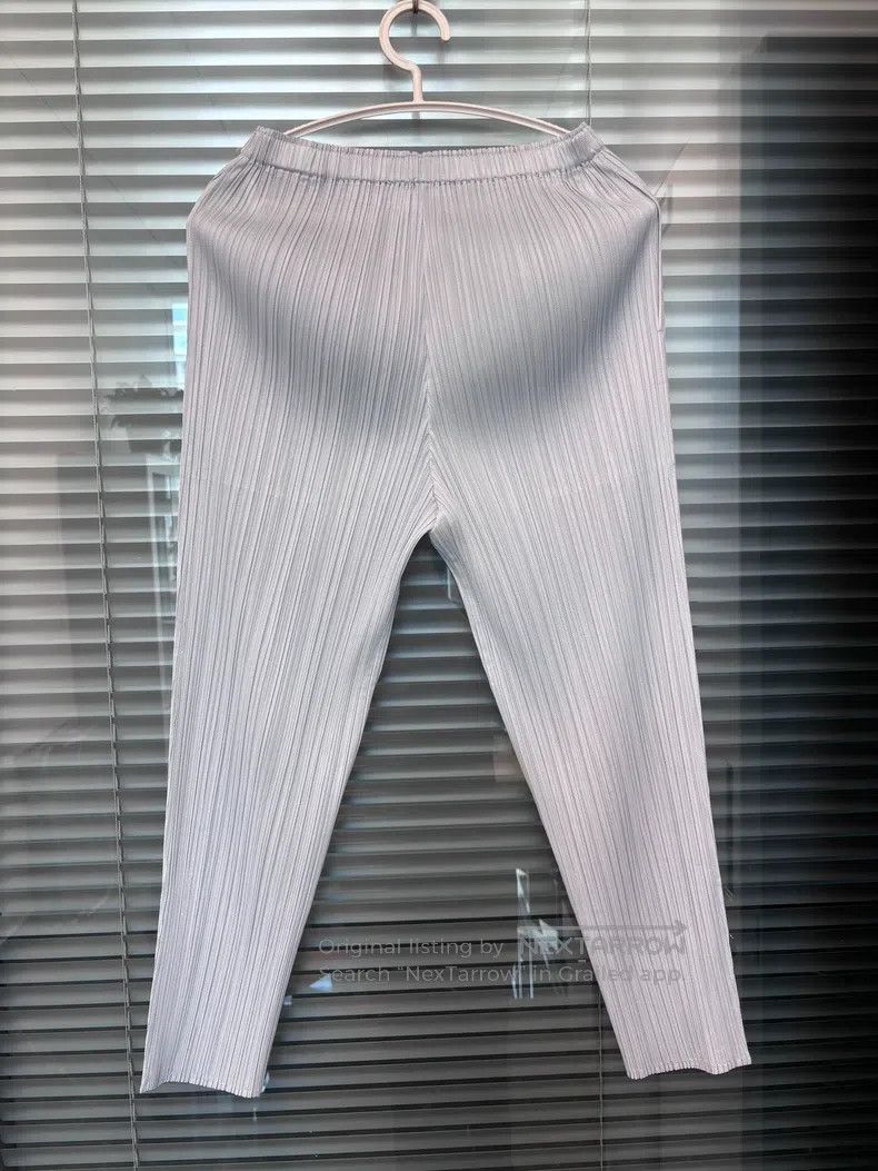 Issey Miyake Issey Miyake Light Blue Pants Size 25" / US 0 / IT 36 - 2 Thumbnail