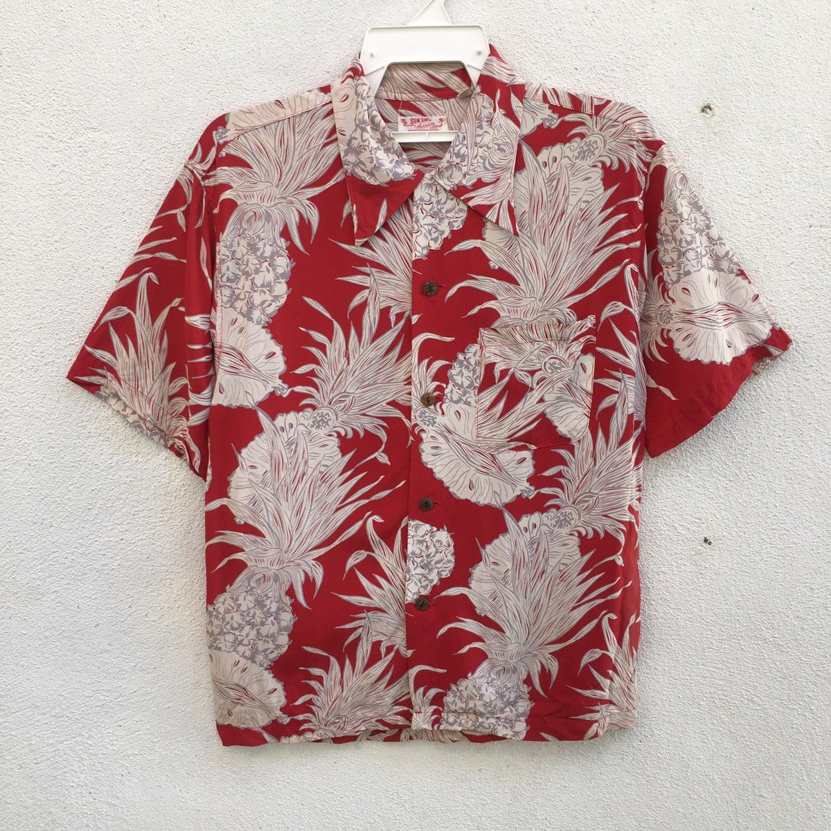 Sun Surf Japan Rayon Single Pocket Hawaiian Shirt
