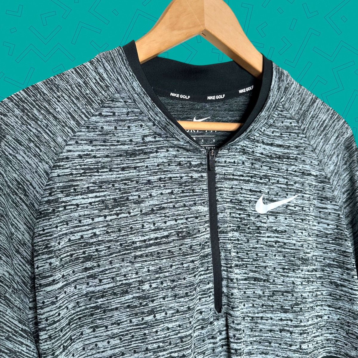 Nike Nike Golf Dri-fit Quarter Zip Pullover Jacket Size US L / EU 52-54 / 3 - 1 Thumbnail