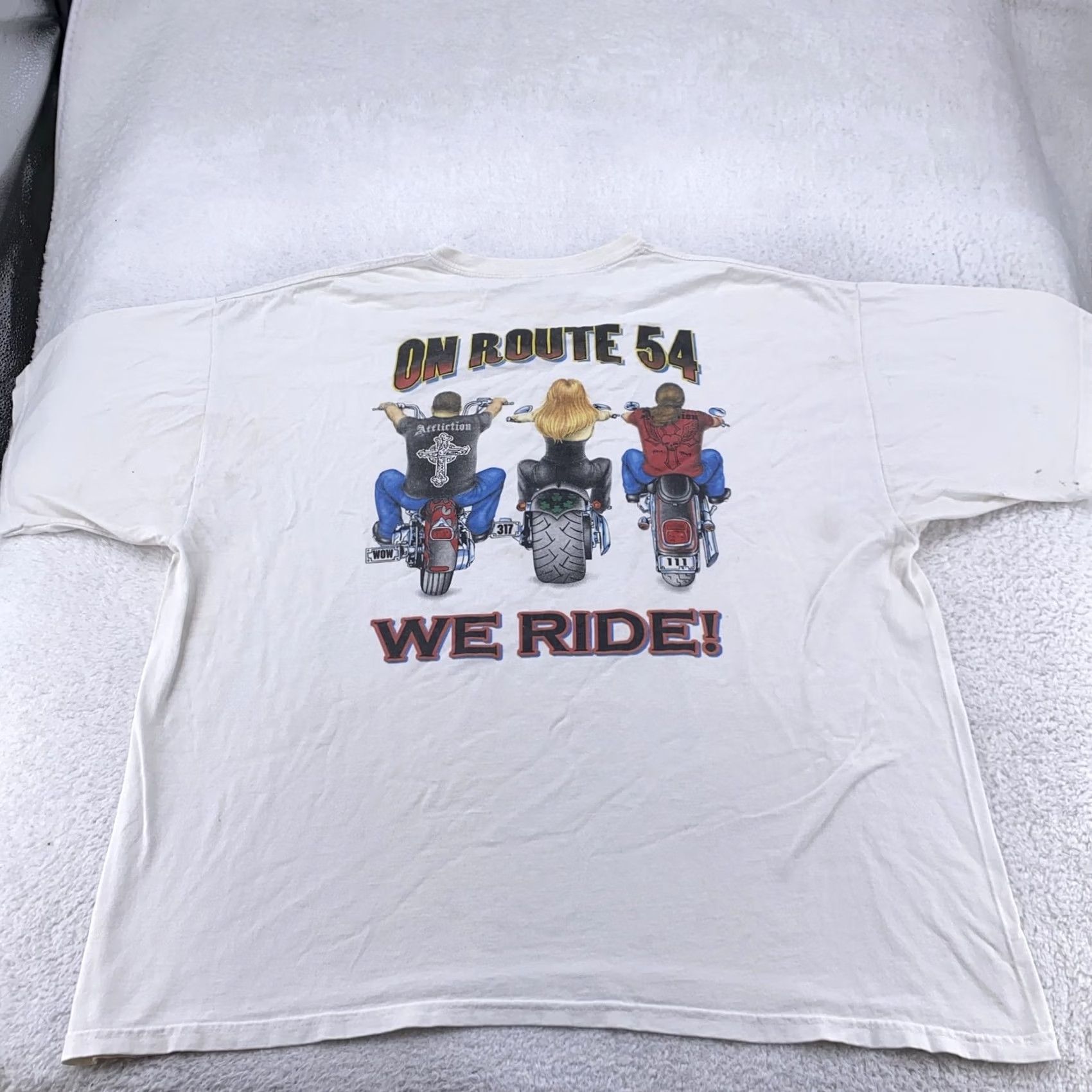 Gildan Smitty McGee's Bike Week 2008 Shirt Mens XL/XXL Motorcycle Delaware Biker Shirt Size US XL / EU 56 / 4 - 3 Thumbnail
