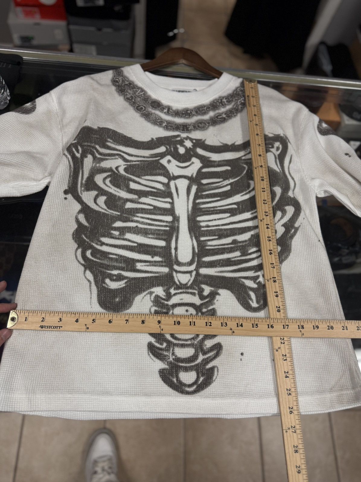 Vale Valley Long Sleeve Bone Tee Shirt Size M (New) Size US M / EU 48-50 / 2 - 9 Thumbnail