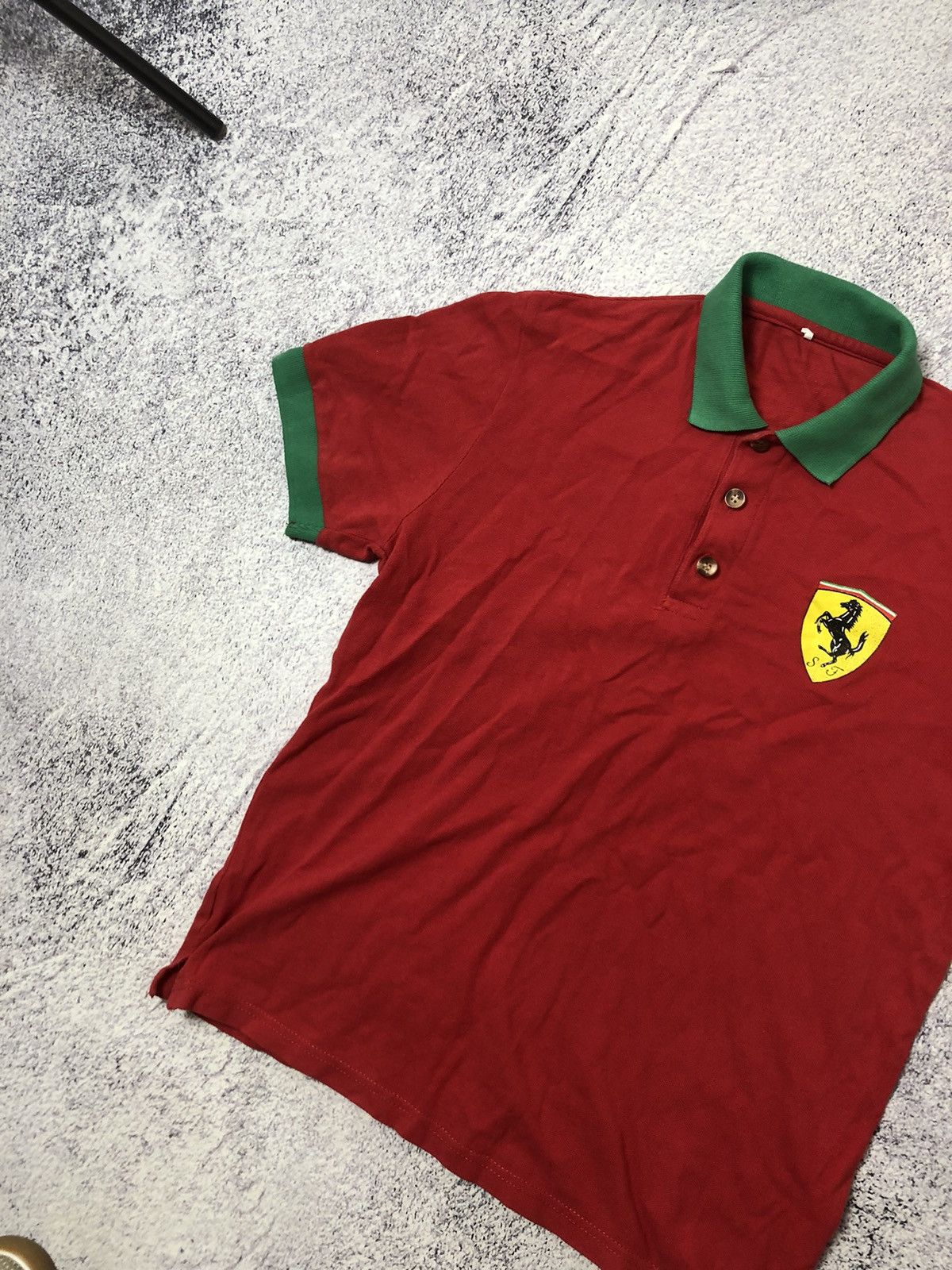 NASCAR Vintage men’s polo Ferrari size S y2k casual Size US S / EU 44-46 / 1 - 3 Thumbnail