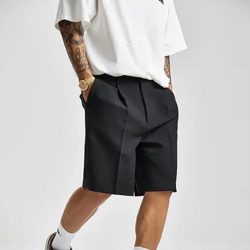 VIBE Casual Solid Straight Shorts Size US 30 / EU 46 - 4 Thumbnail