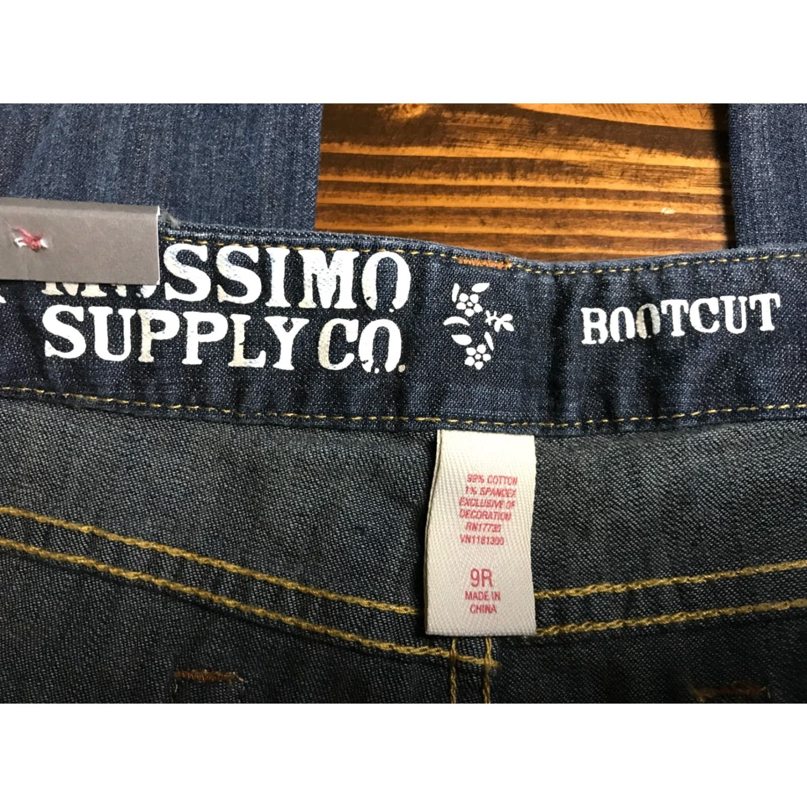 Mossimo Mossimo Jeans Women’s 9R Denim Dark Wash Bootcut Straight Hip NWT Jeans Size 30" / US 8 / IT 44 - 5 Thumbnail