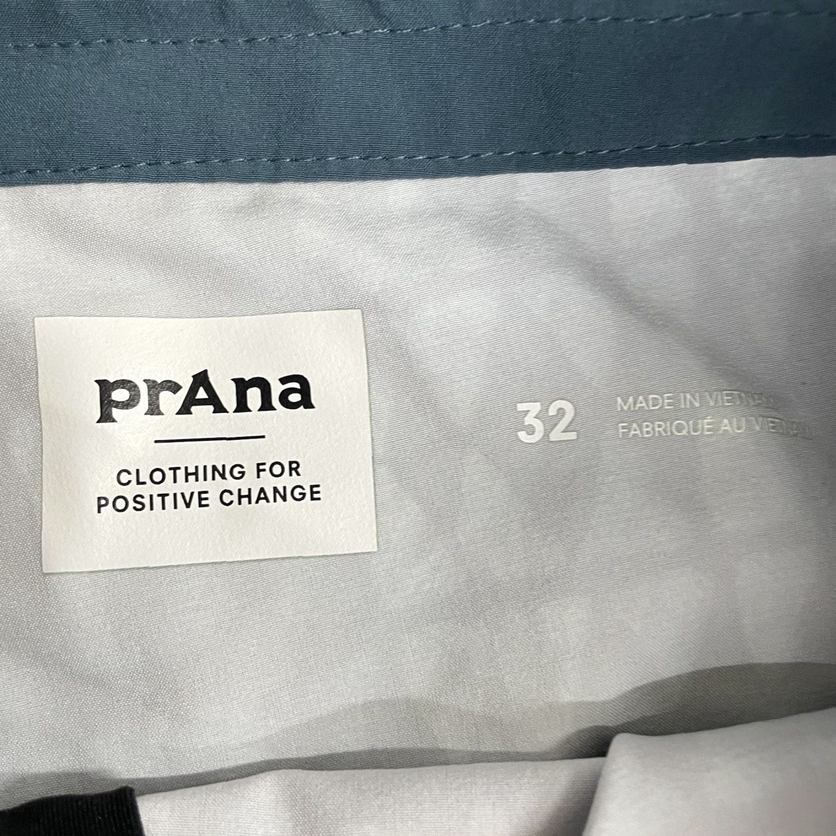 Prana PrAna Board Short Mens Blue 32 Swim Trunks Size US 32 / EU 48 - 4 Thumbnail