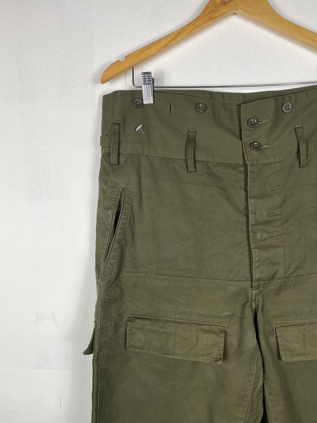Other Vintage 70s Issue Swiss Army Cropped Trouser Pant Size US 36 / EU 52 - 3 Thumbnail