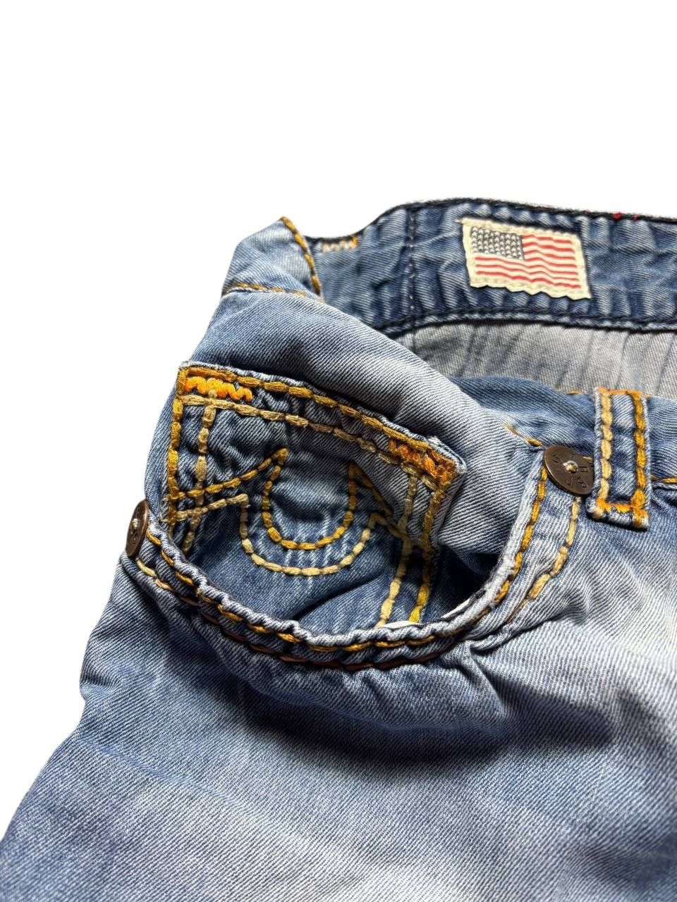 True Religion True Religion Billy Super T Denim Shorts sz W33 made in USA Size US 33 - 12 Thumbnail