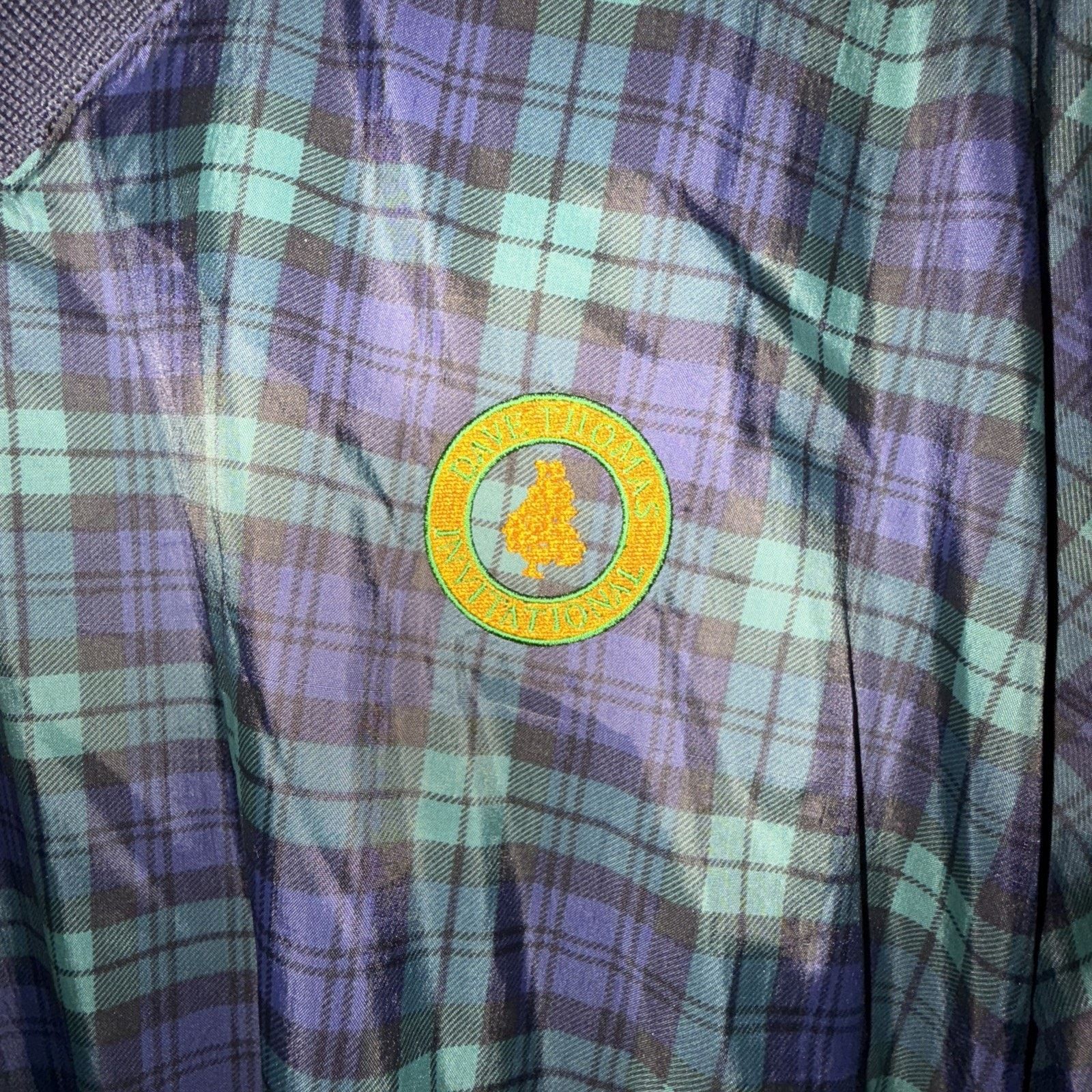 Wilson Wilson Tech Navy/Green Plaid Golf Pullover Size L NWT Size US L / EU 52-54 / 3 - 2 Thumbnail
