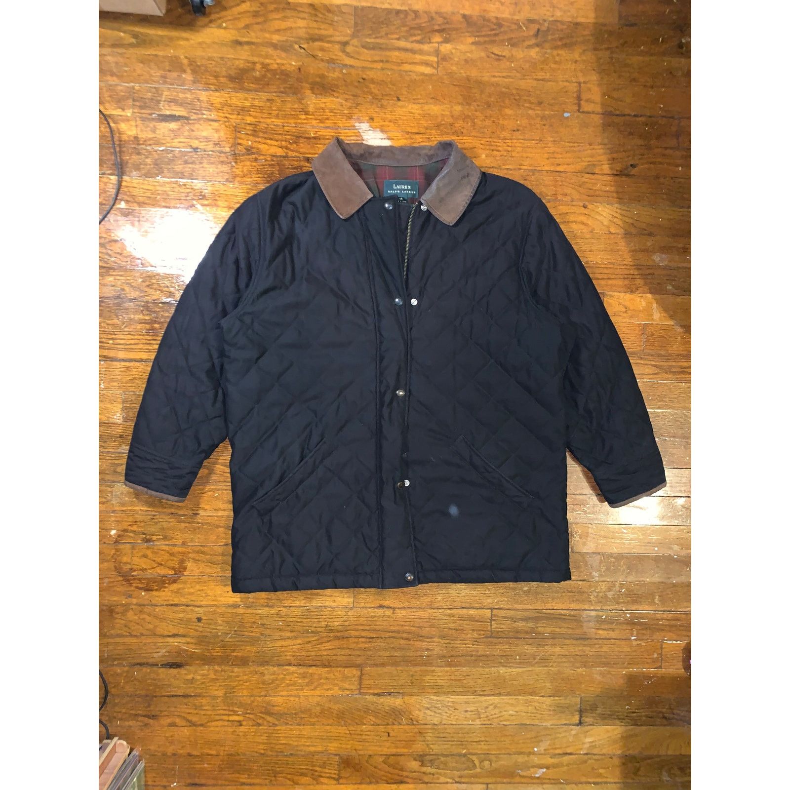 Ralph Lauren Lauren Ralph Lauren Quilted Barn Jacket Womens 14 Black Size XL / US 12-14 / IT 48-50 - 1 Thumbnail
