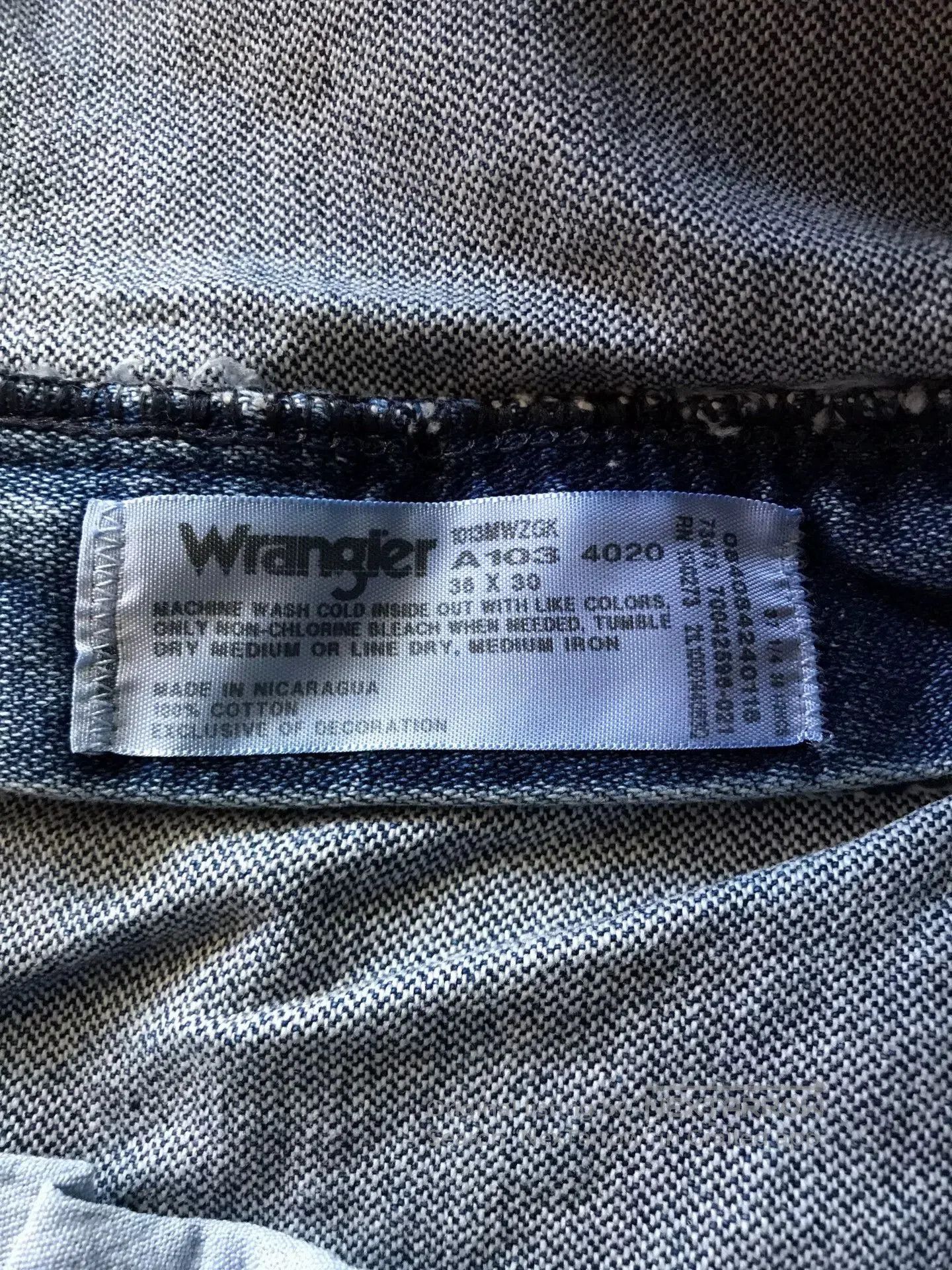 Wrangler Wrangler 13MWZ Jeans W36L30. Size US 36 / EU 52 - 9 Thumbnail
