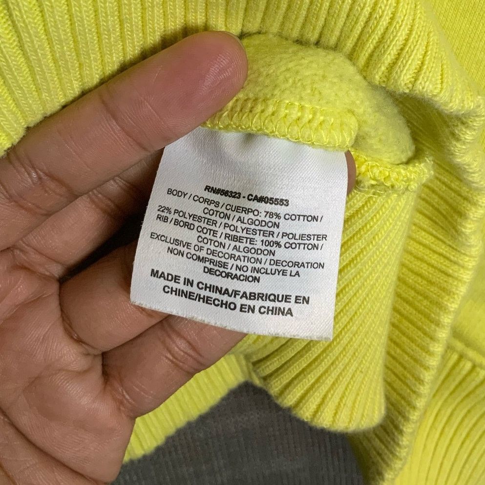Unknown London Air Jordan Jumpman Yellow Pull Over Sweater Mens Size XXL Size US XXL / EU 58 / 5 - 7 Thumbnail