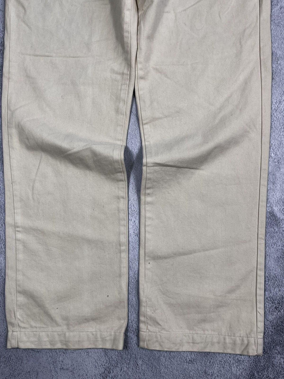 Calvin Klein × Vintage Vintage 90s Calvin Klein beige chinos pants streetwear 36 Size US 36 / EU 52 - 6 Thumbnail