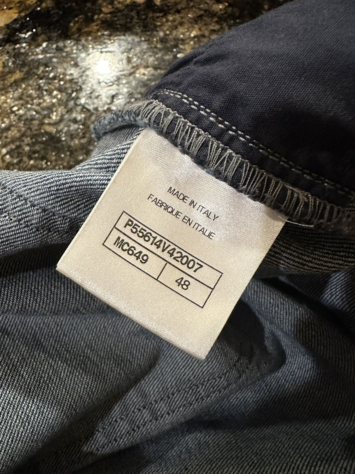 Chanel Chanel Coco Decorative Gradient Blue Painted Denim Jeans Size 34" / US 12 / IT 48 - 10 Thumbnail