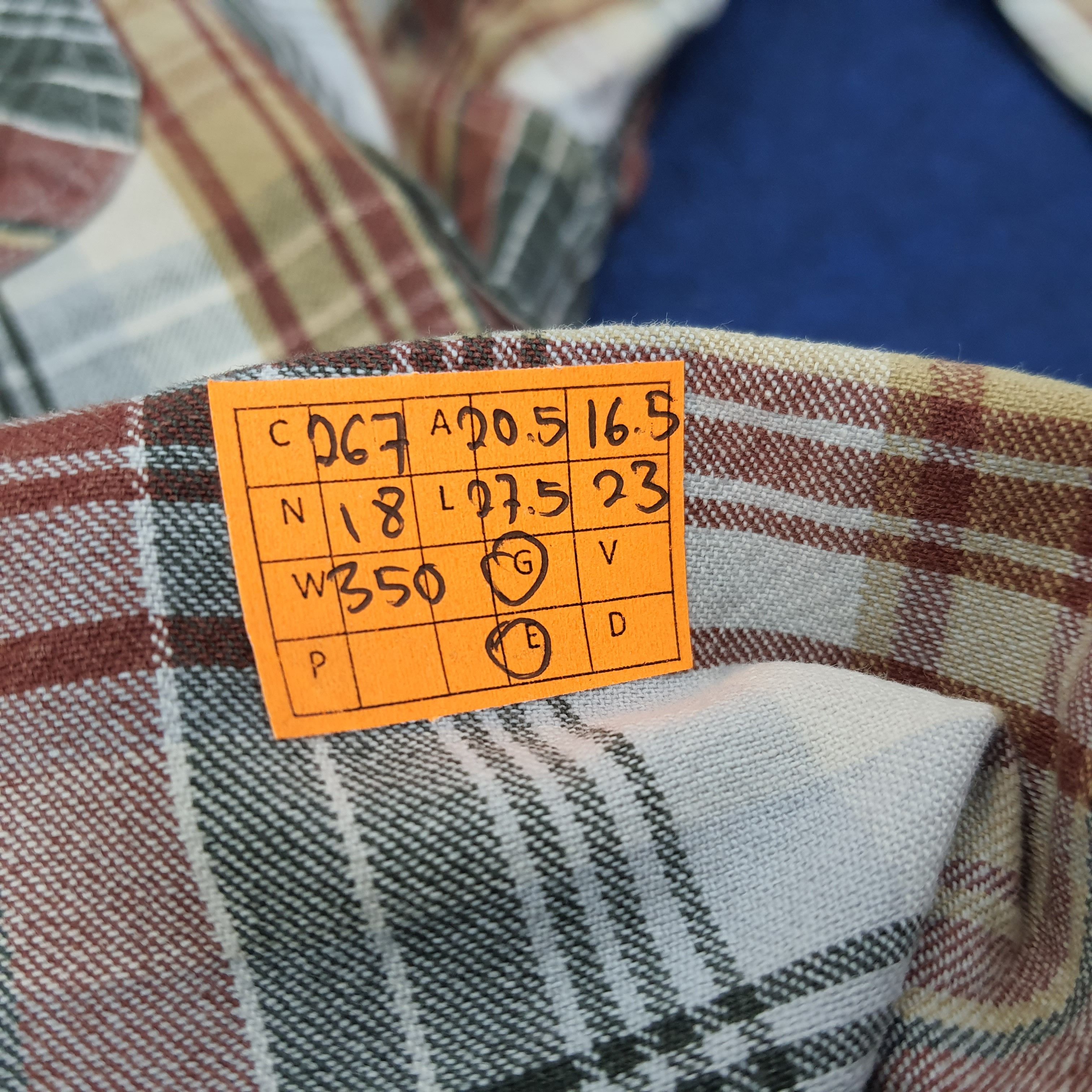 Sugar Cane Vintage Sugar Cane SC23607 Plaid Button Up Shirt C267N18 Size US S / EU 44-46 / 1 - 9 Thumbnail