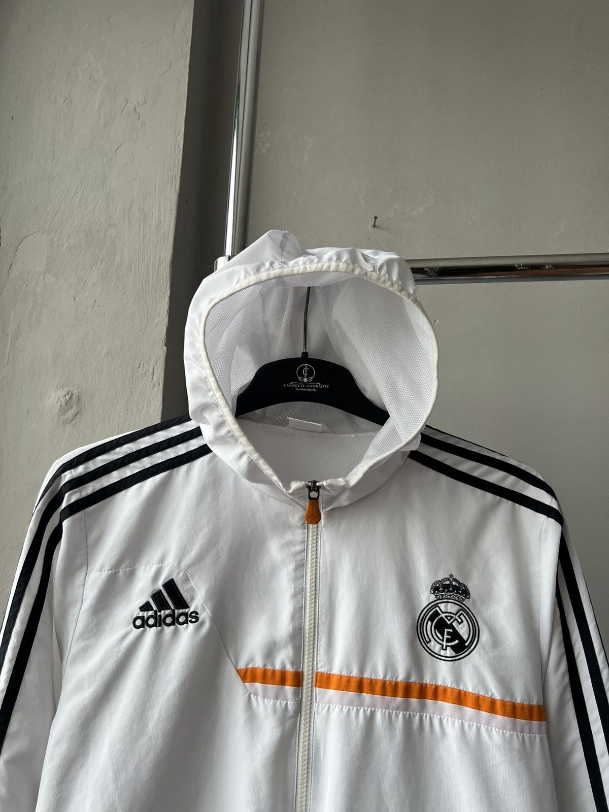 Adidas 2013 REAL MADRID TRAINING TRAVEL SOCCER FOOTBALL JACKET SZ L Size US L / EU 52-54 / 3 - 6 Thumbnail