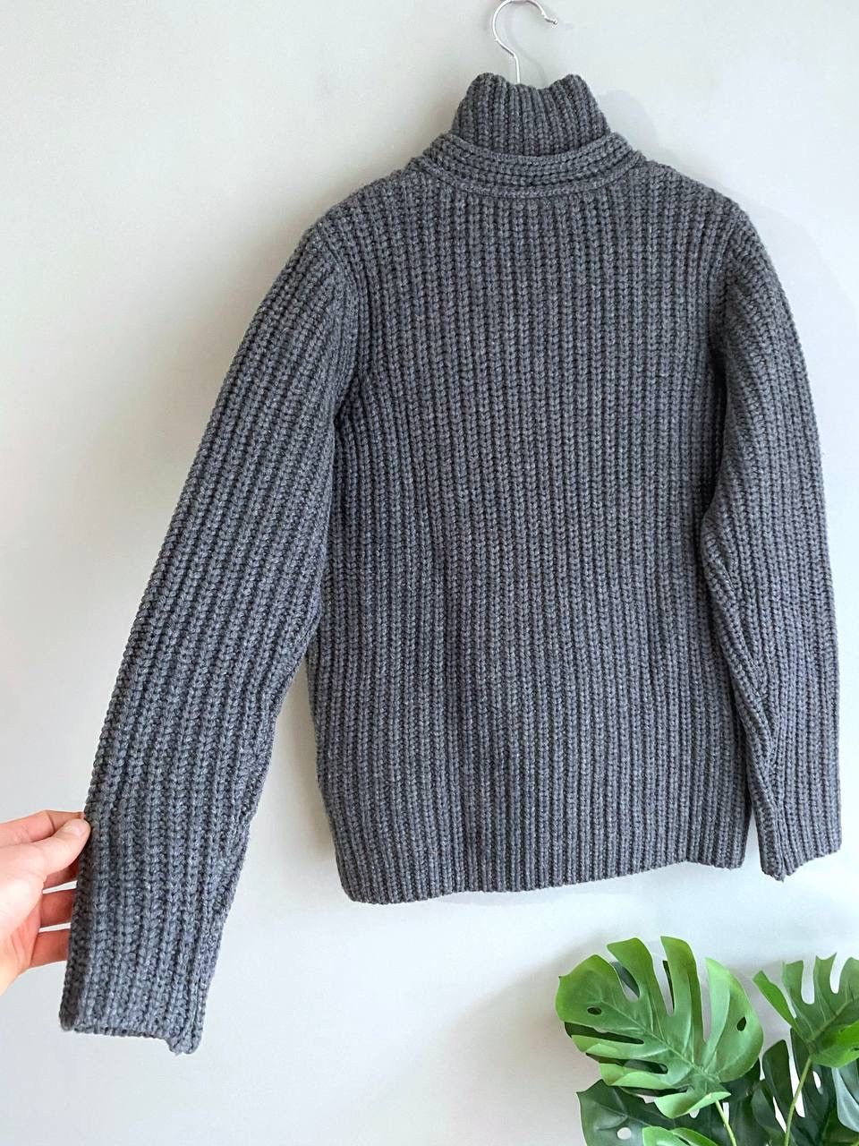 Boggi Boggi Milano Knit Merino Wool Button Cardigan Vest Lining, S Size US S / EU 44-46 / 1 - 10 Thumbnail
