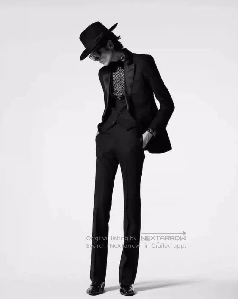 Saint Laurent Paris Saint Laurent SLP 16FW Smoking Jacket. Size US S / EU 44-46 / 1 - 5 Thumbnail