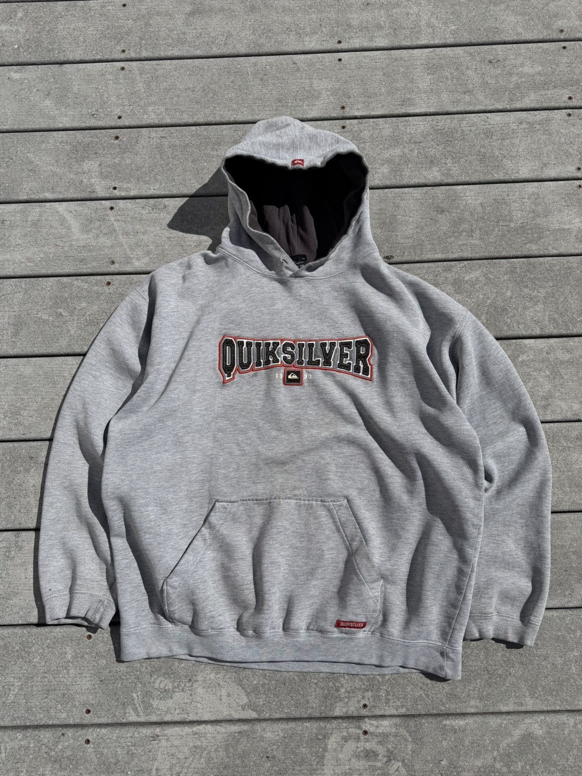 Quiksilver Vintage quiksilver hoodie Size US L / EU 52-54 / 3 - 1 Thumbnail