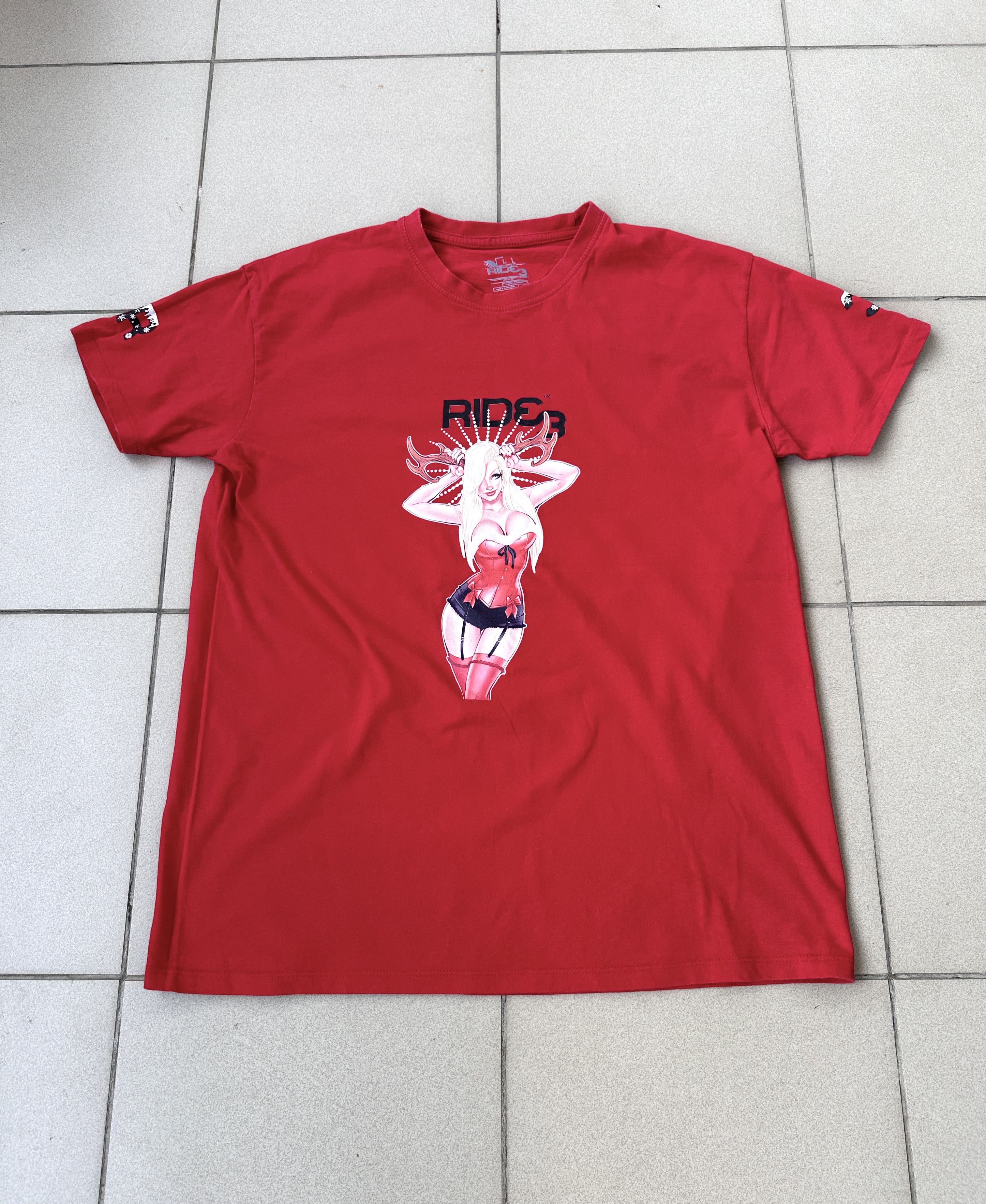 Vintage Ride3 skate t-shirt streetwear y2k Size US L / EU 52-54 / 3 - 1 Thumbnail