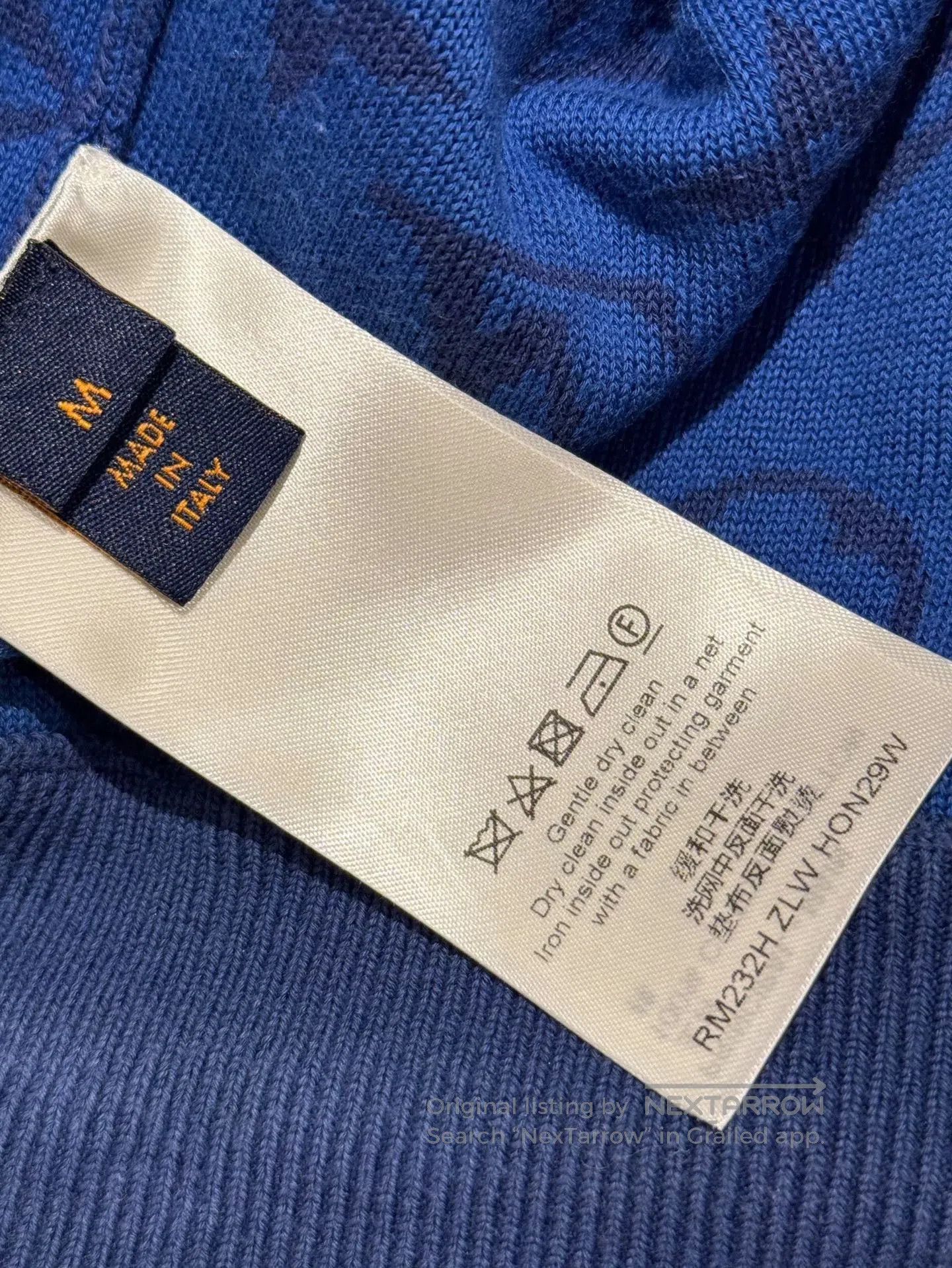 Louis Vuitton LV x Kusama Blue Logo Knit Shorts. Size 37" - 3 Thumbnail