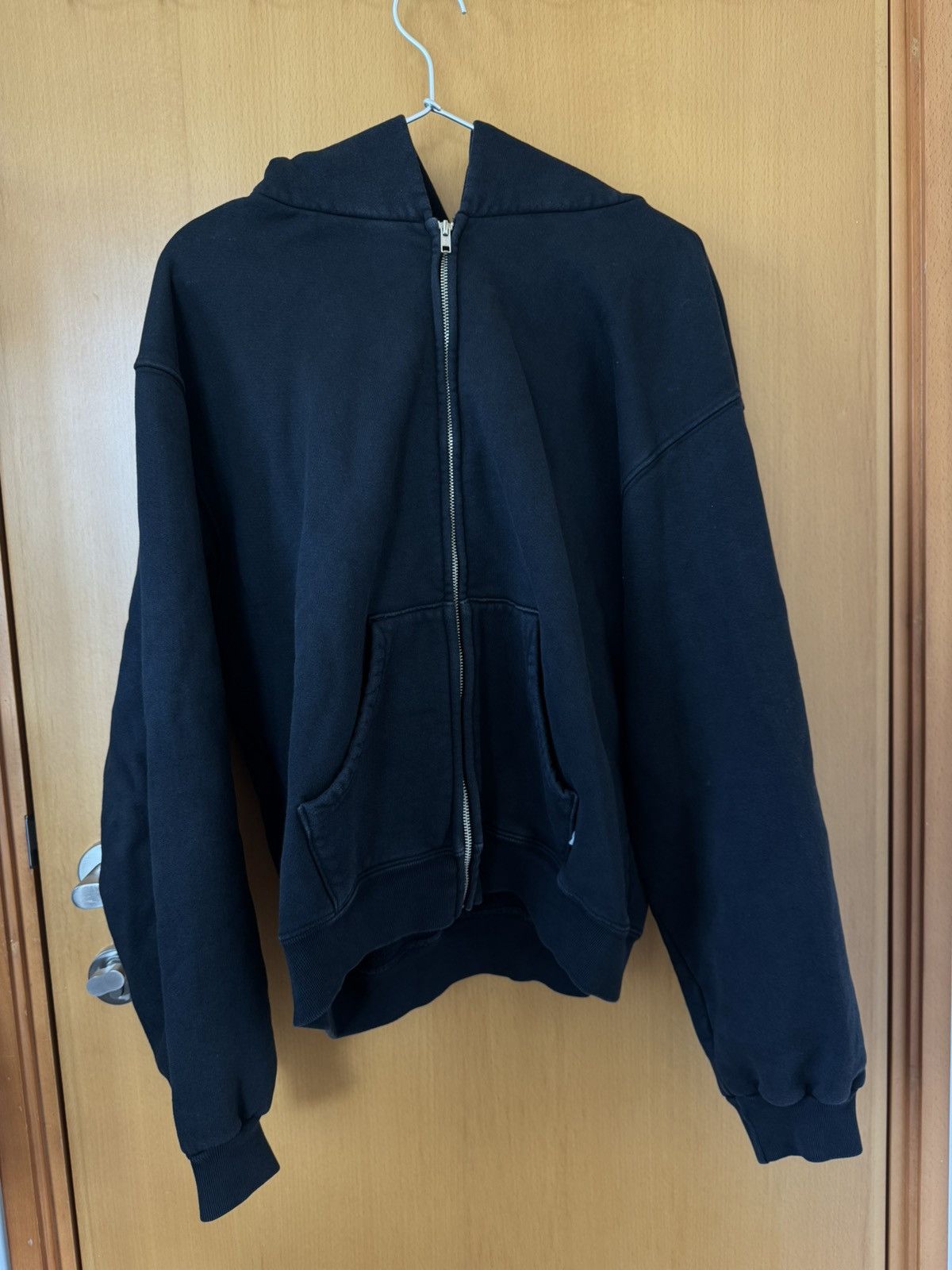 Akimbo Club AKIMBO ZIP-UP HOODIE - FADED BLACK Size US M / EU 48-50 / 2 - 2 Thumbnail