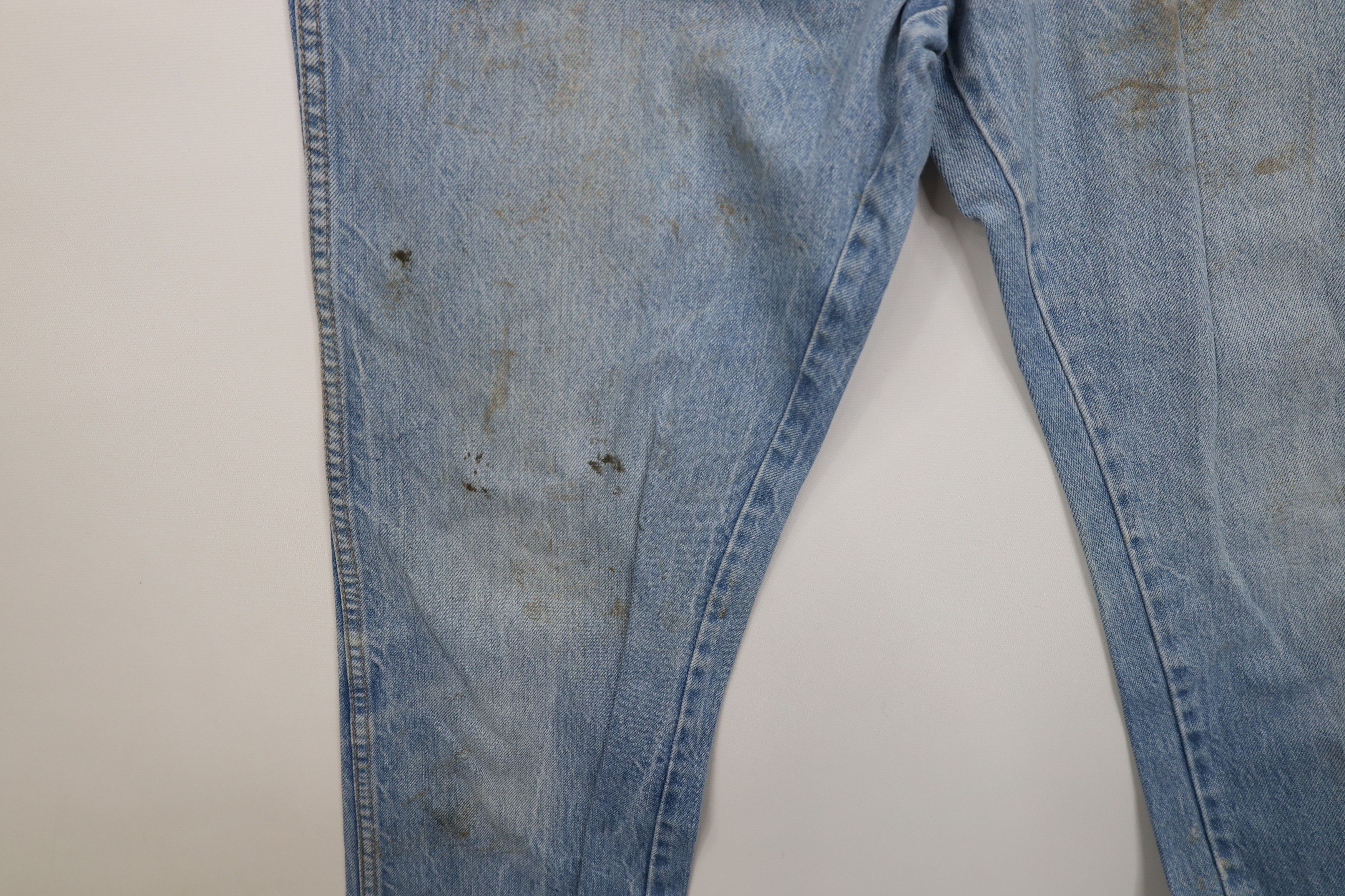Vintage Vintage 70s Streetwear Straight Leg Denim Jeans Blue USA Size US 34 / EU 50 - 7 Thumbnail