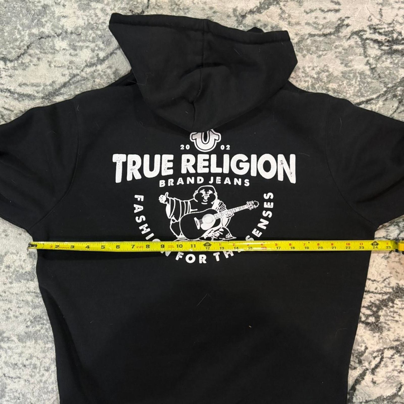 True Religion Y2k true religion puff print logo black hoodie Large Size US L / EU 52-54 / 3 - 3 Thumbnail
