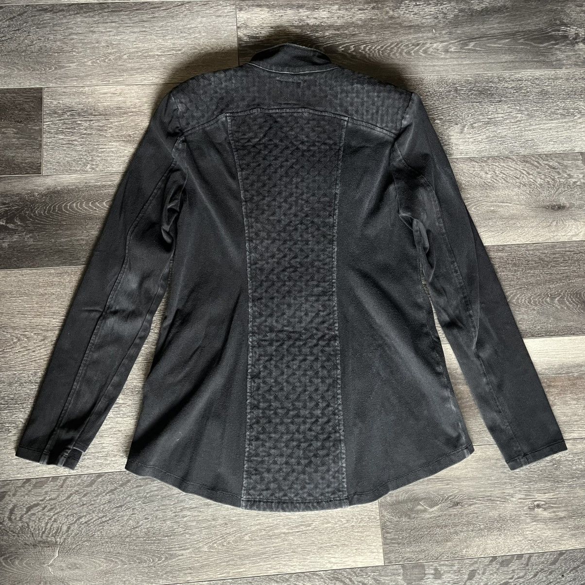Vintage Vintage 2000s Liverpool Jeans Company Quilt Biker Zip Jacket Size M / US 6-8 / IT 42-44 - 4 Thumbnail