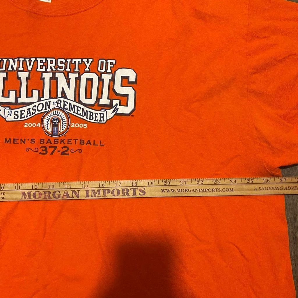 Jerzees University of Illinois 2005 record season t shirt size 3X Size US XXL / EU 58 / 5 - 2 Thumbnail