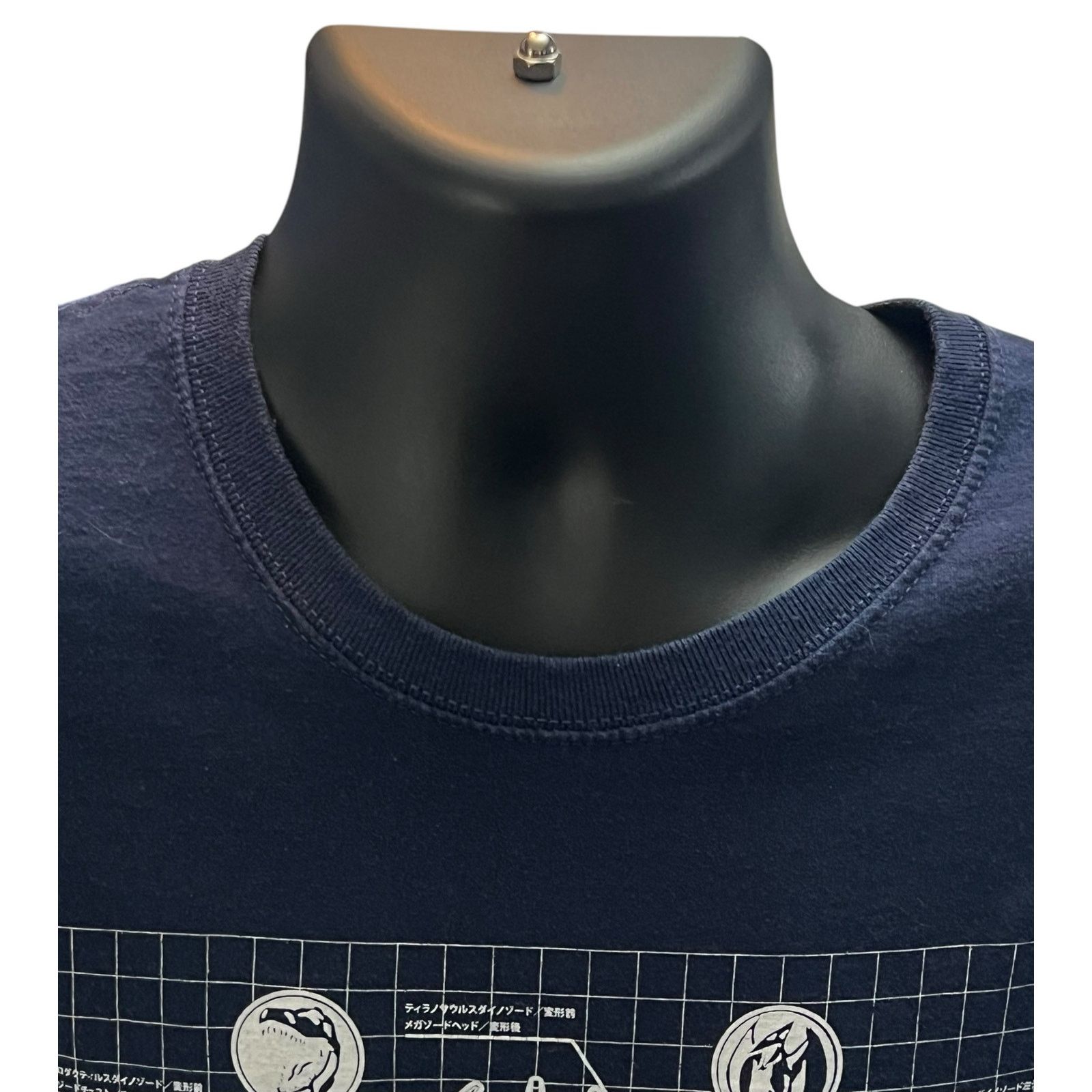 Other Power Rangers Megazord Blueprint T-Shirt – Navy Blue – Large Size US L / EU 52-54 / 3 - 4 Thumbnail