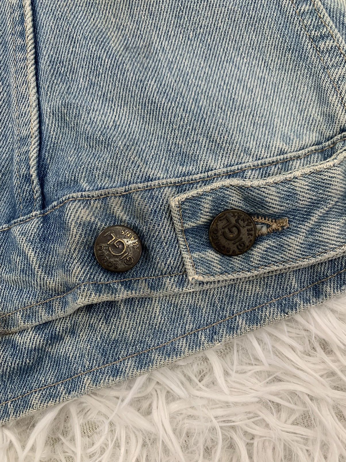 Romeo Gigli × Vintage Vintage Romeo Gigli Denim Jacket Made in Italy Size US S / EU 44-46 / 1 - 11 Thumbnail