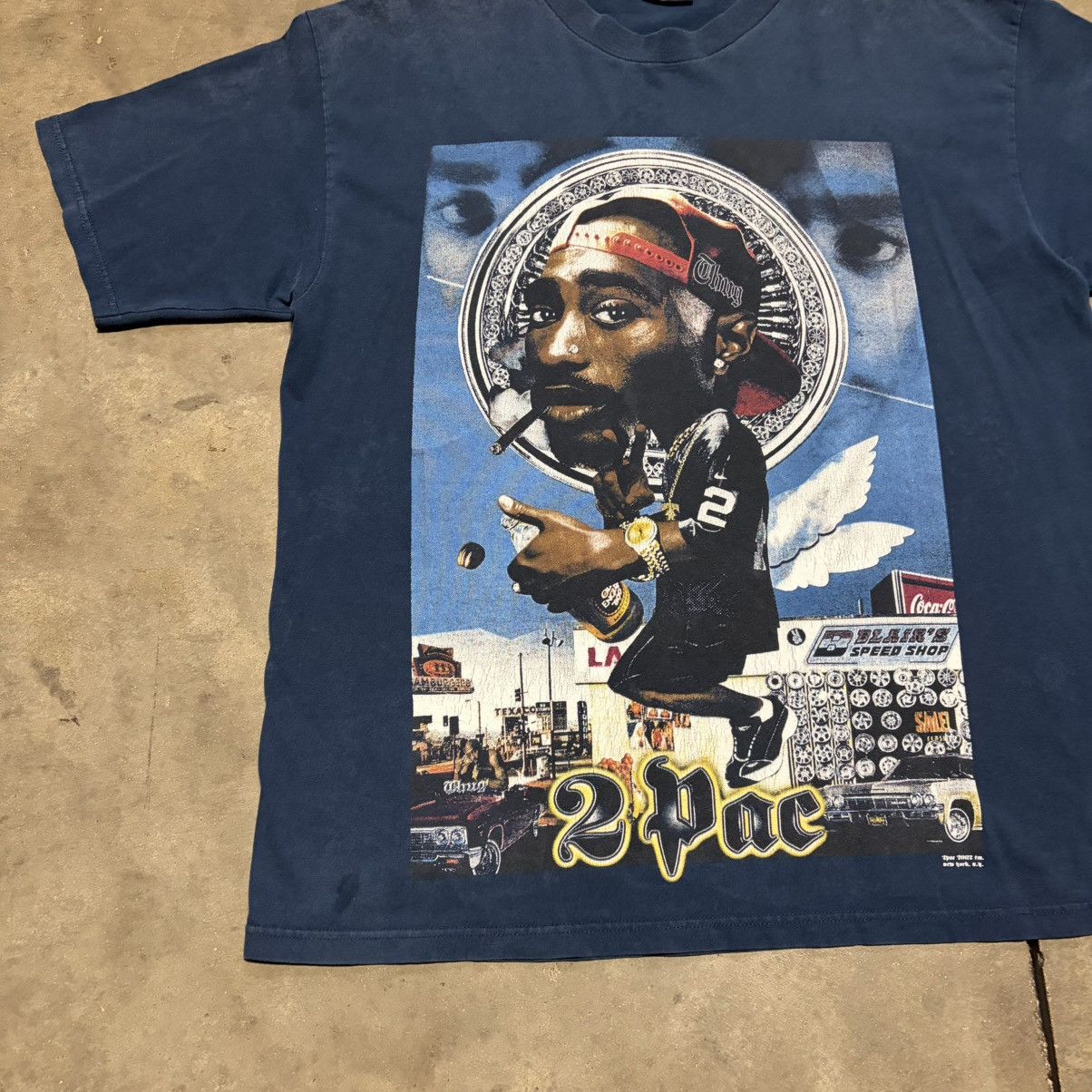 Rap Tees Vintage 2Pac Thug Life Rap Tee Graphic T shirt Y2K Mexican Size US XL / EU 56 / 4 - 3 Thumbnail