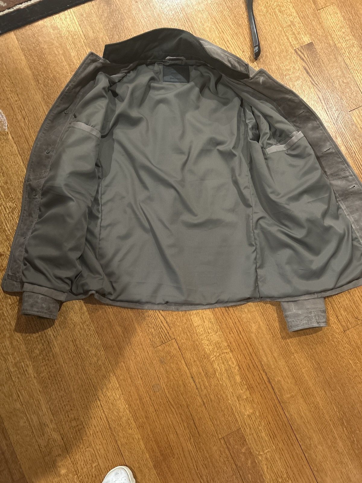 Allsaints Allsaints Suede Shirt Jacket Gray Medium Military Size US M / EU 48-50 / 2 - 4 Thumbnail