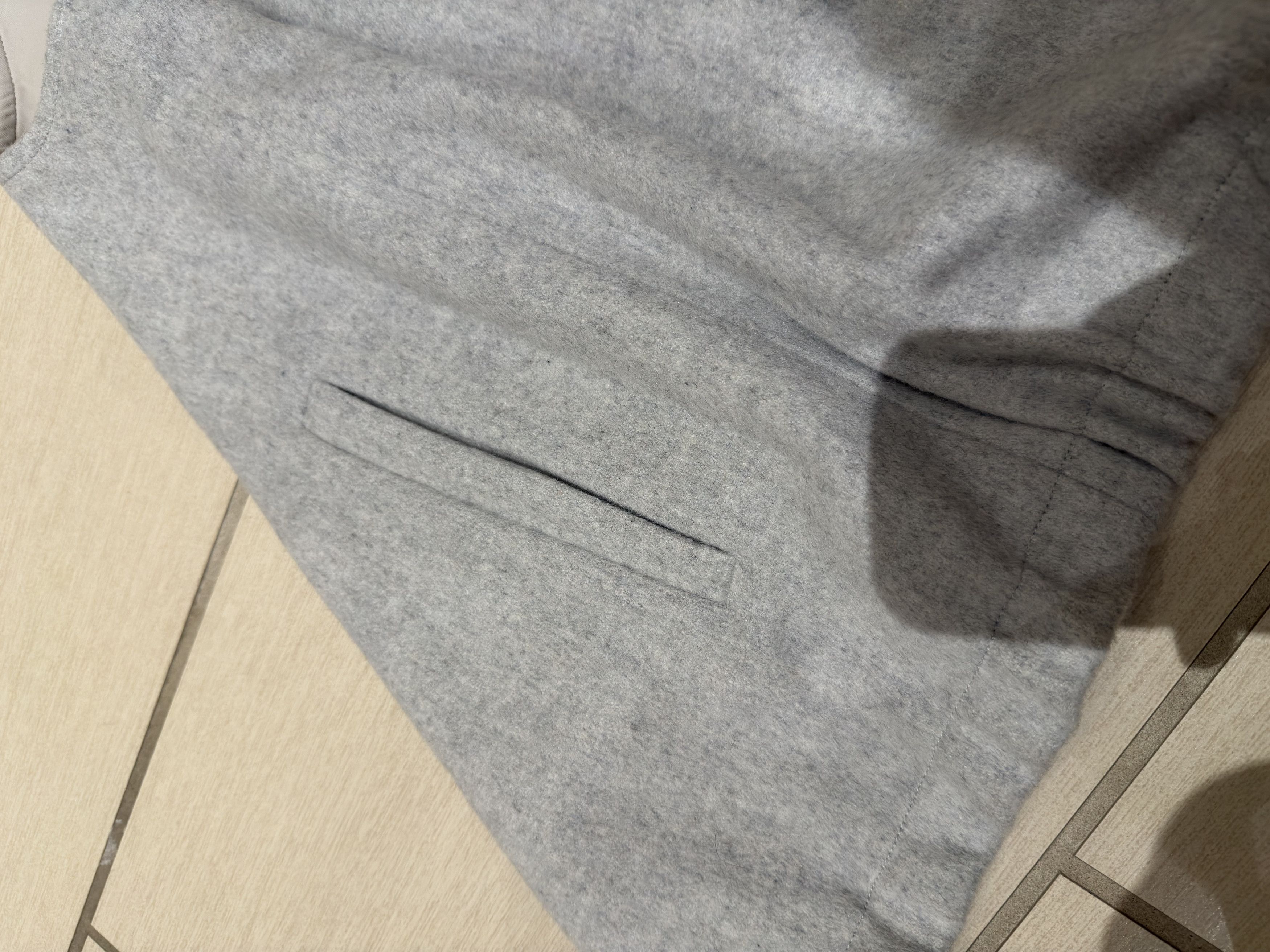 Other Reversible Technical–Wool Vest, Two-Way Zip, Light Grey Size US M / EU 48-50 / 2 - 5 Thumbnail