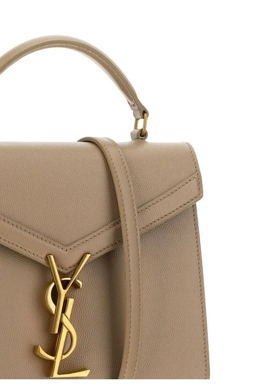 Saint Laurent Paris o1tp1o0125 Size: OS/Mini Cassandra Top Handle in Dark Beige Size ONE SIZE - 4 Thumbnail